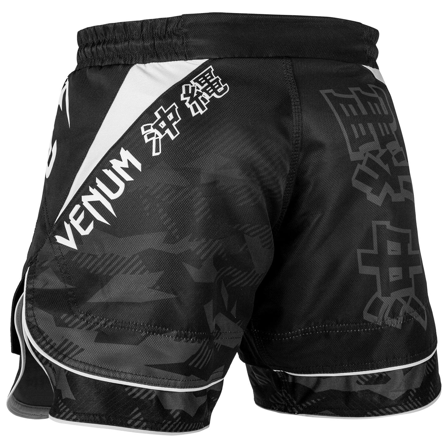 Fightshort court Venum Okinawa 2.0 - Noir/Blanc
