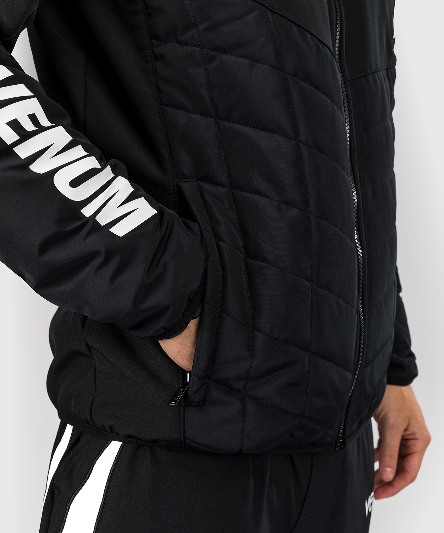 Veste pour Hommes Venum x Bud Racing - Noir/Blanc/Citron Vert