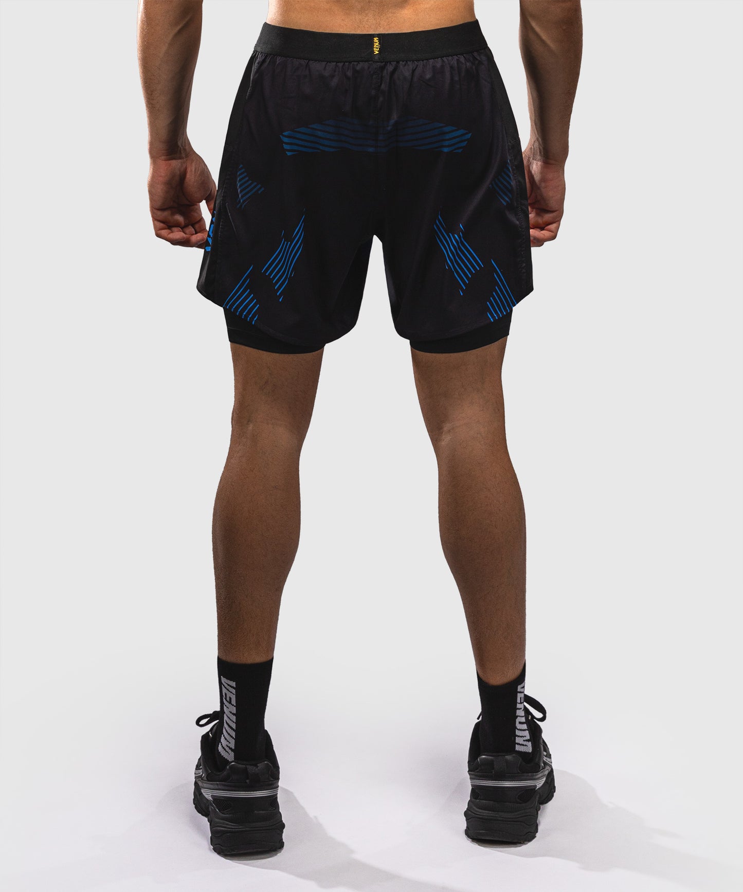 Venum No-Gi 6.0 Pantalón Corto de Entrenamiento - Negro/Azul