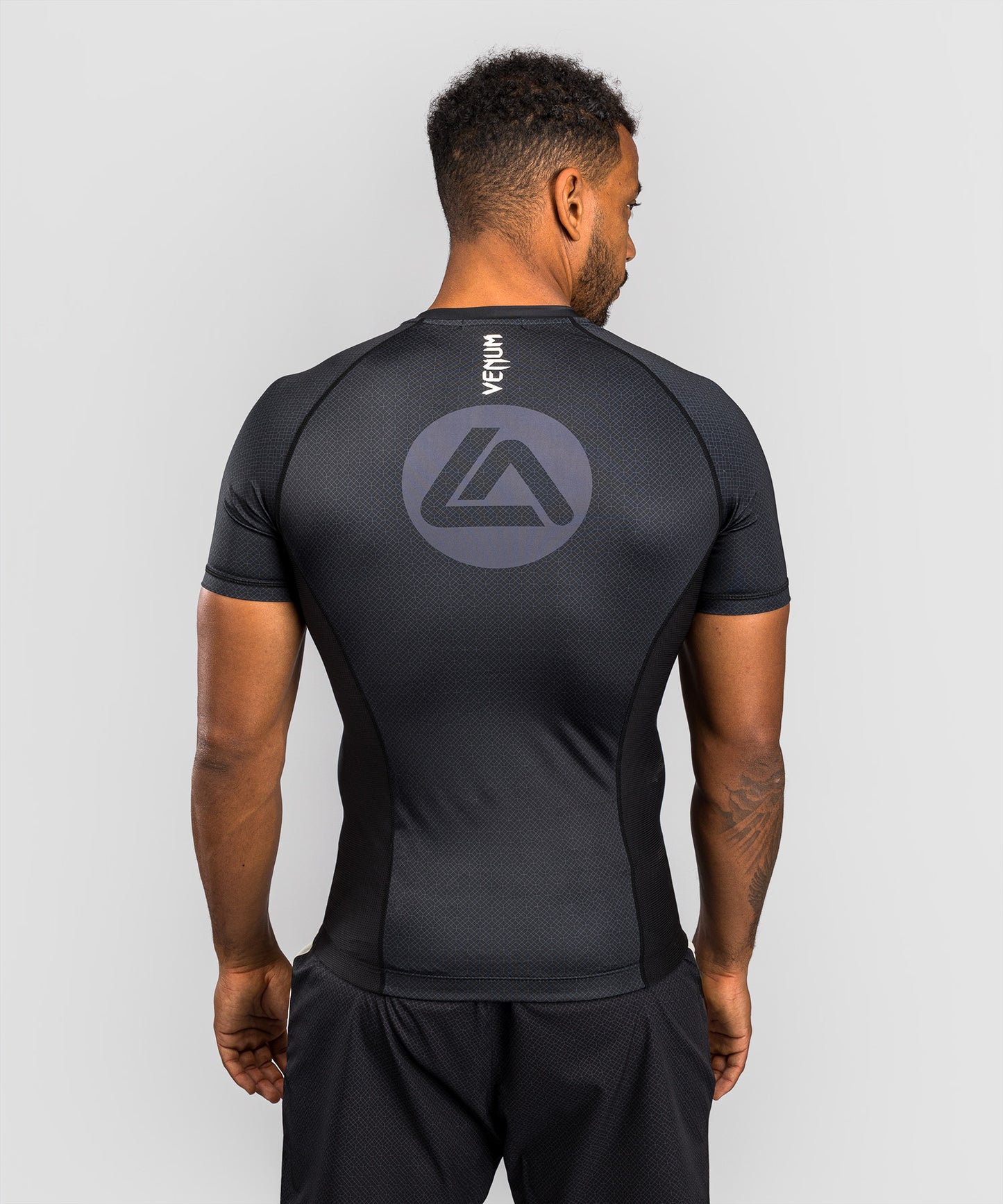 Venum x Roger Gracie Academy Kurzarm Rashguard - Schwarz