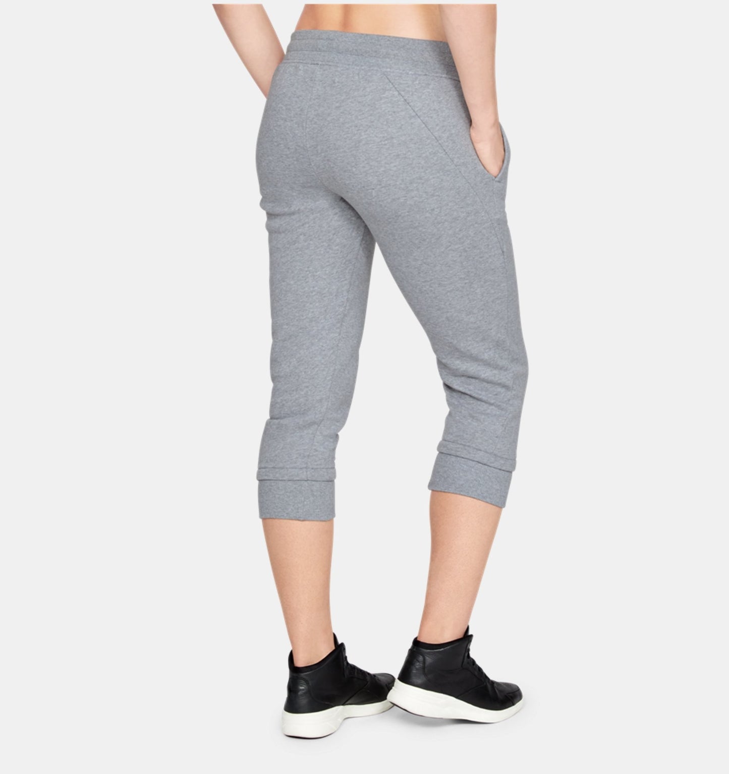 Under Armour Fleece Slim Leg Corsaire Damen – Grau