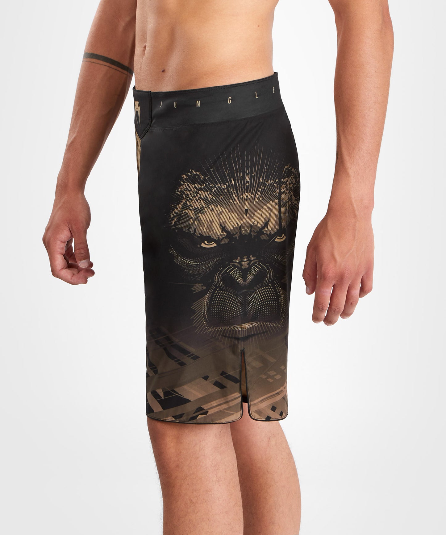 Venum Gorilla Jungle Pantalón Corto de Combate - Negro/Arena