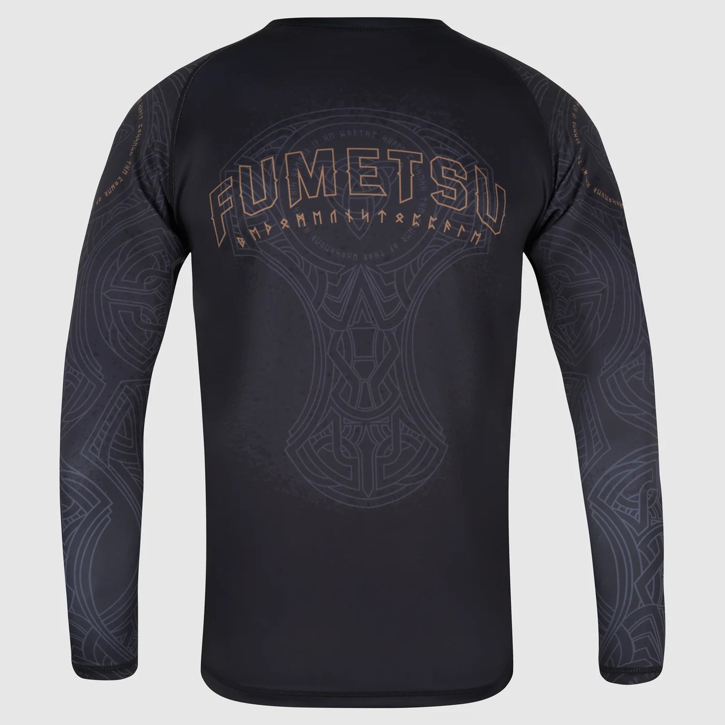 Fumetsu Mjolnir Rashguard de Manga Larga - Negro/Bronce