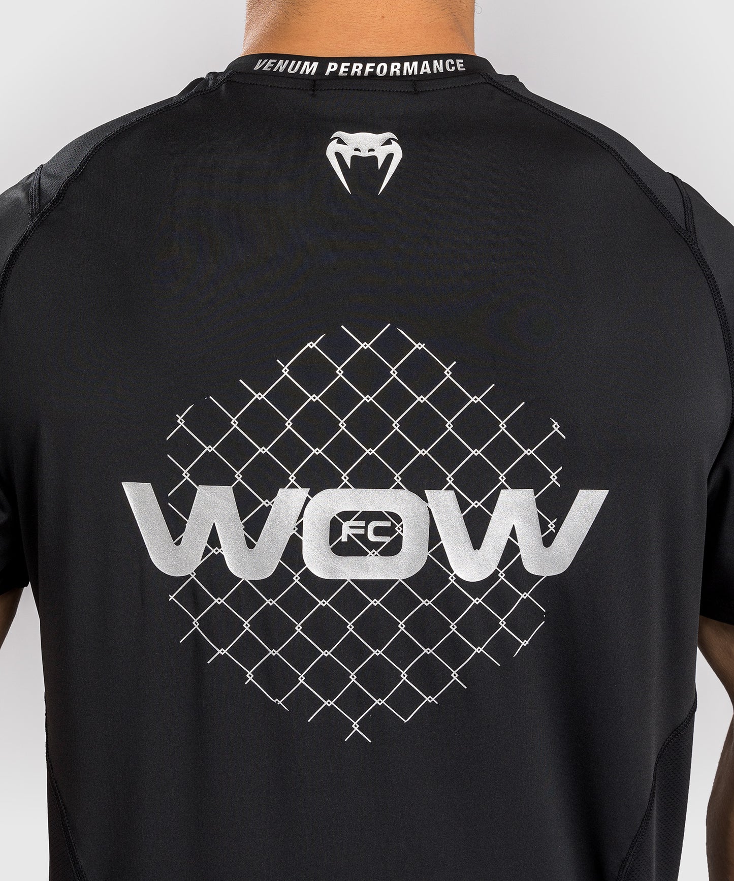 Venum x WOW FC Dry-Tech T-Shirt - Schwarz/Grau