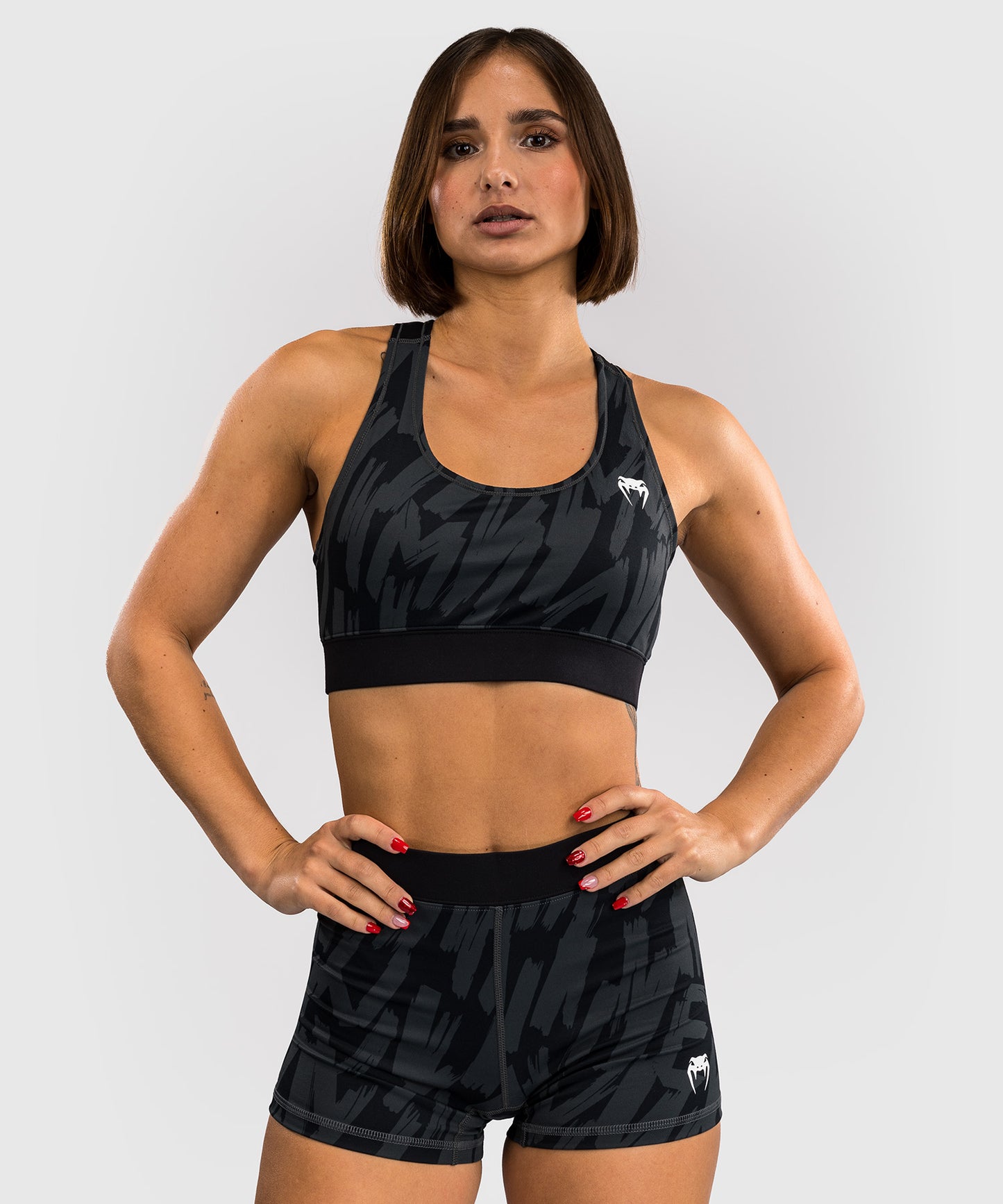 Venum Graffiti Frauen Sport-BH - Urban Kohle