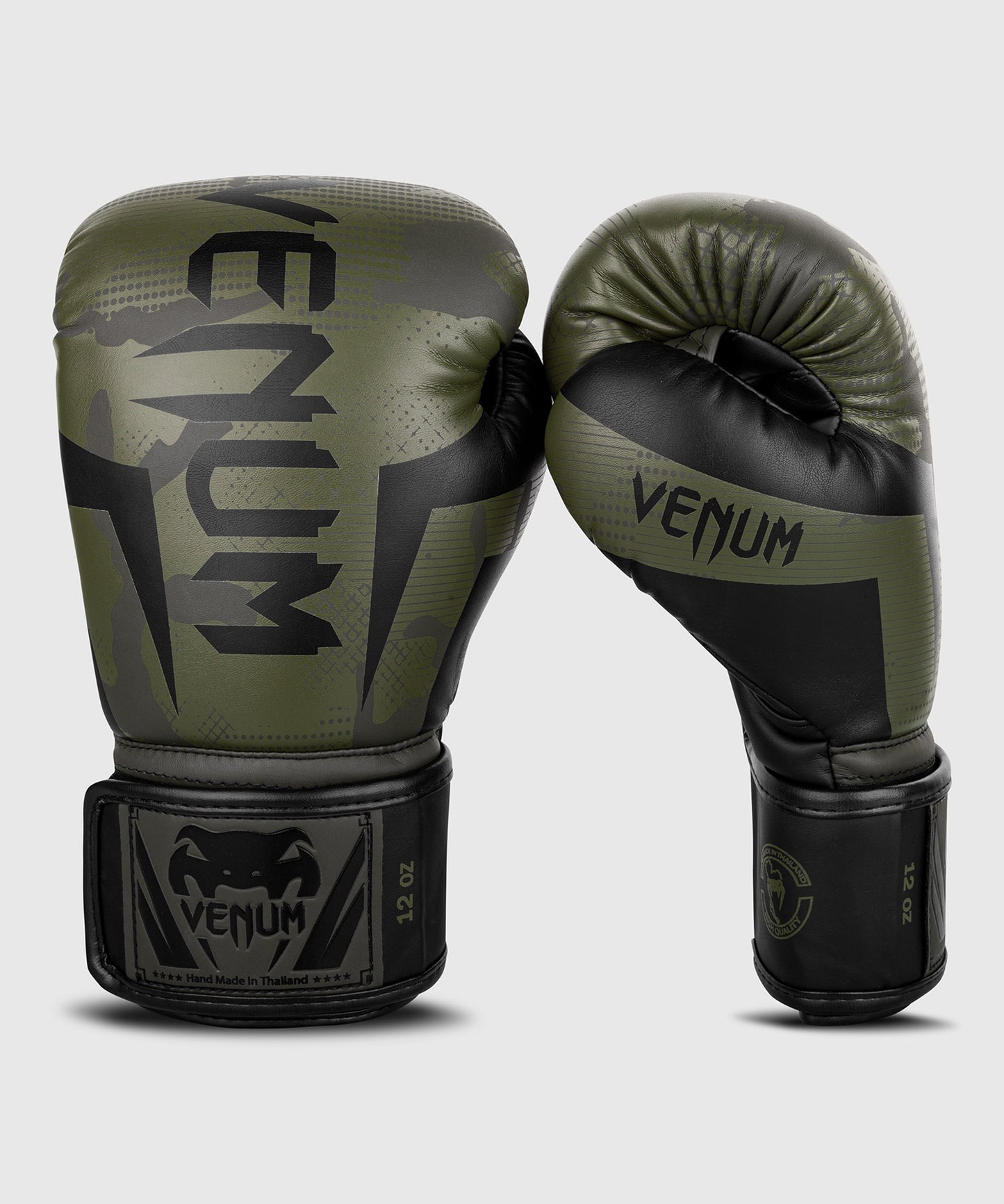 Guantes de boxeo Venum Elite - Caqui/Camo