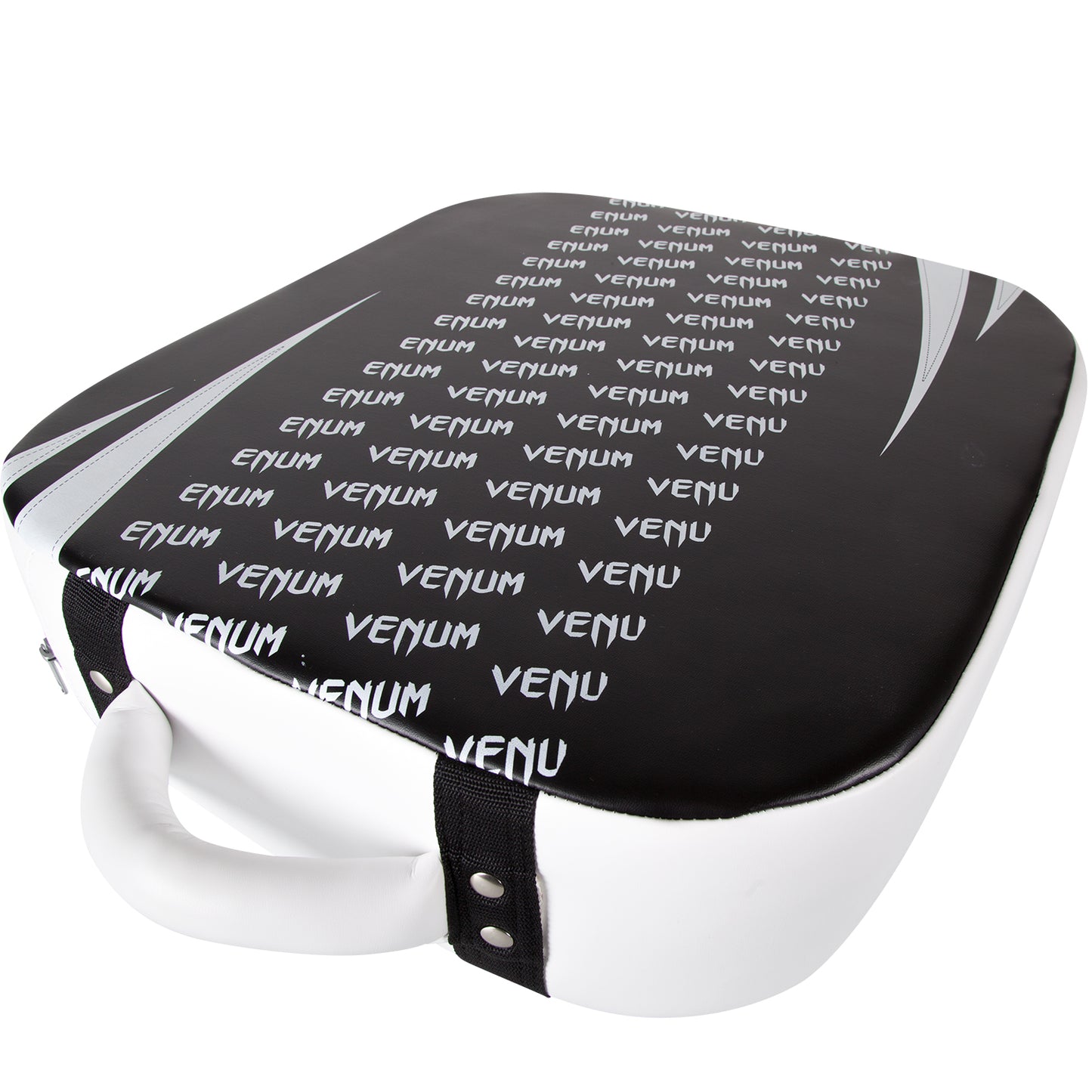 Venum Absolute Square Kick Shield - Skintex Leder - Schwarz/Ice