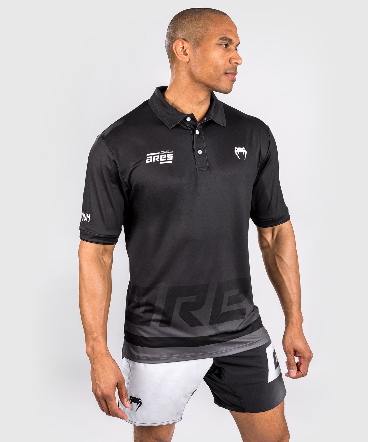 Venum x Ares Dry Tech Polo Shirt - Schwarz