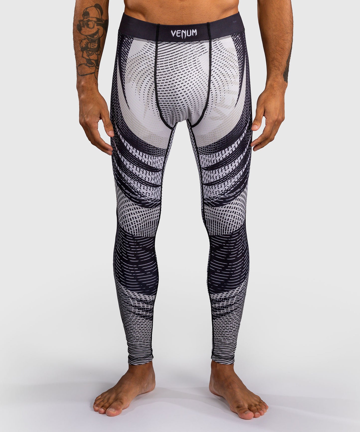 Venum Galactic 3.0 Pantalones de compresión - Blanco Hueso/Negro