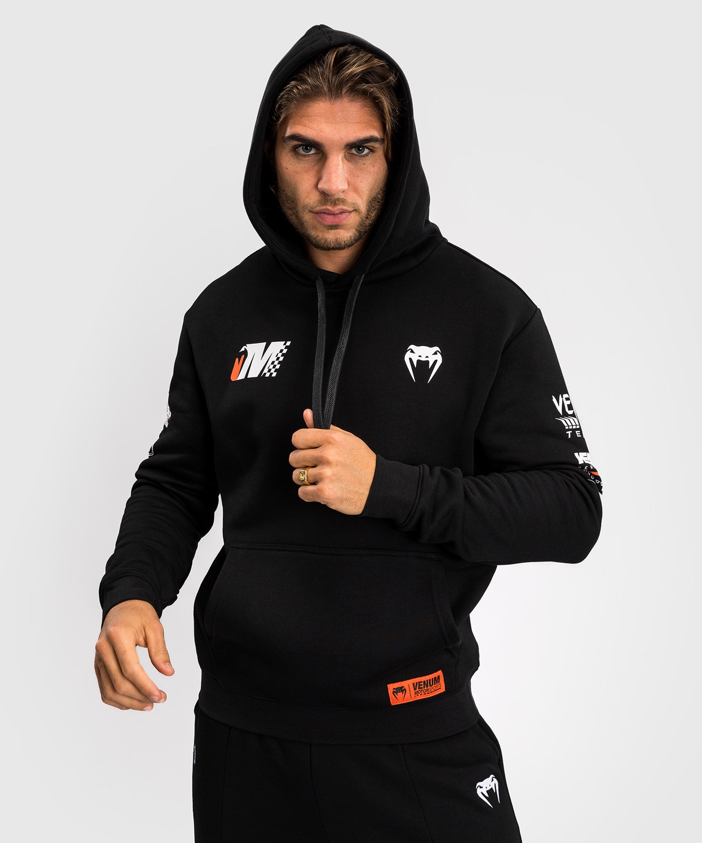 Venum Motorsport Hoodie - Tiefschwarz