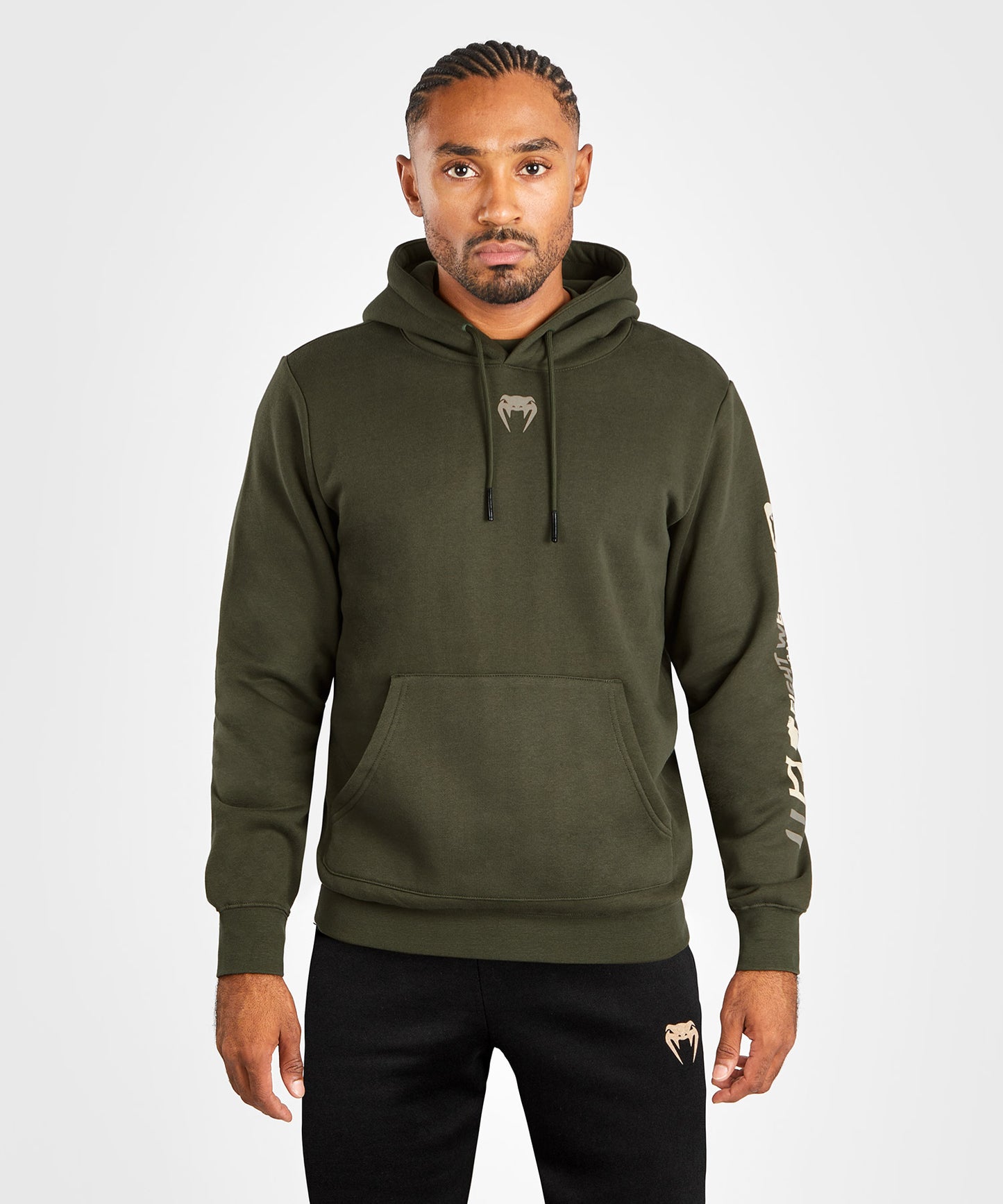 UFC Adrenaline by Venum Fight Week Herren Pullover Hoodie - Khaki