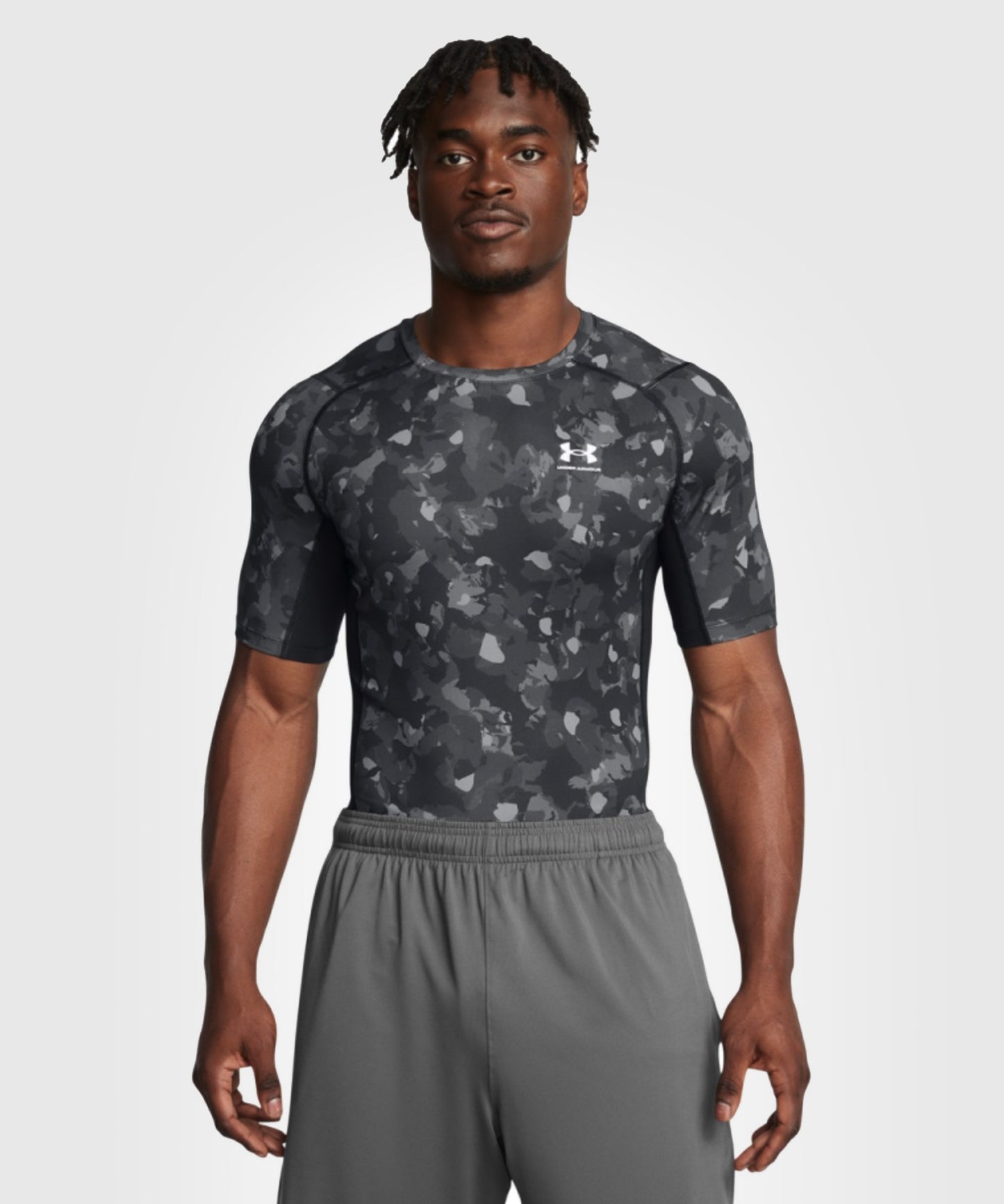 T-Shirt De Compression Under Armour Heatgear Armour - Noir/Gris