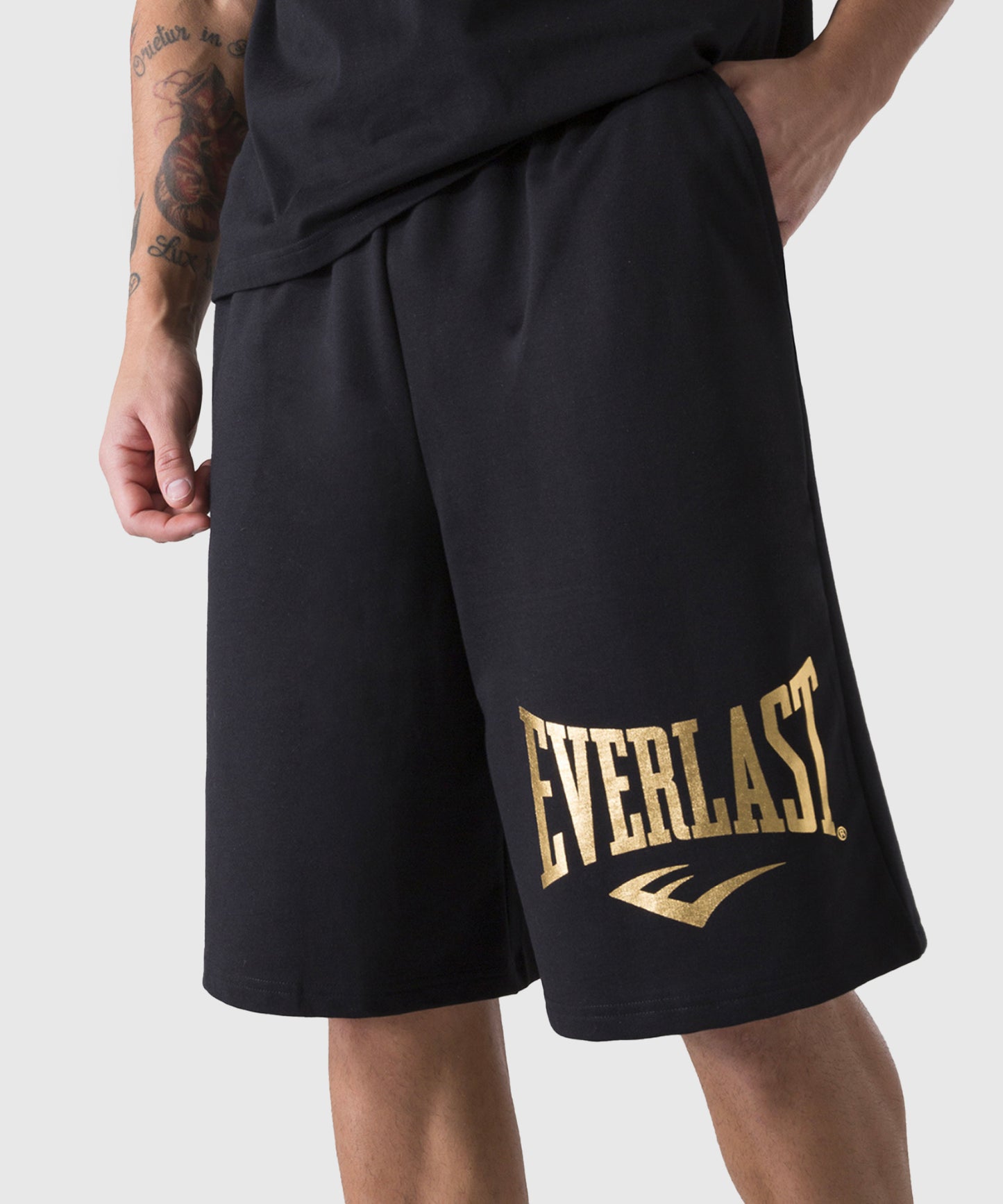 Short de MMA Everlast Coton Classic - Noir/Or