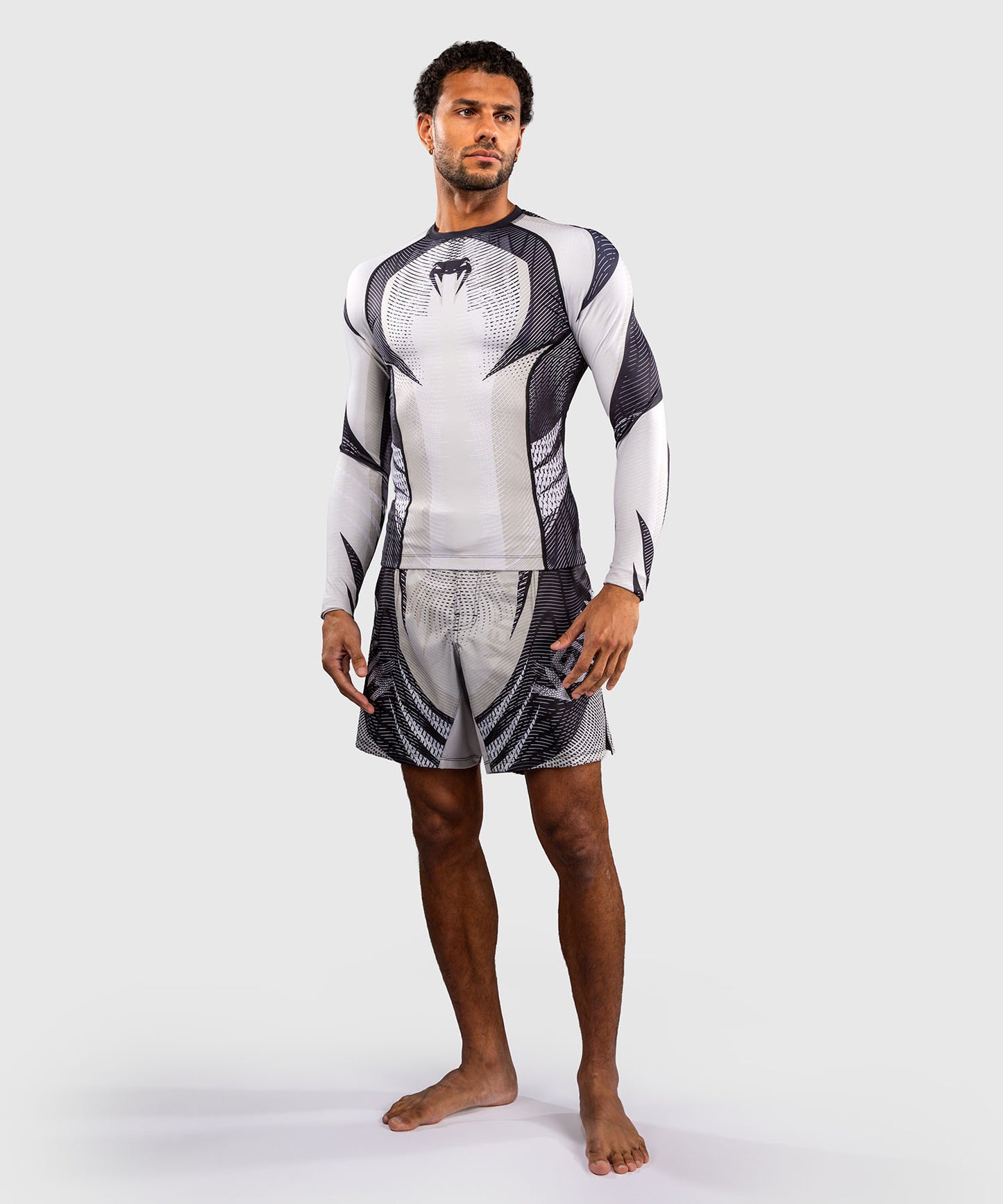 Venum Galactic 3.0 Rashguard Manga Larga - Blanco Hueso/Negro