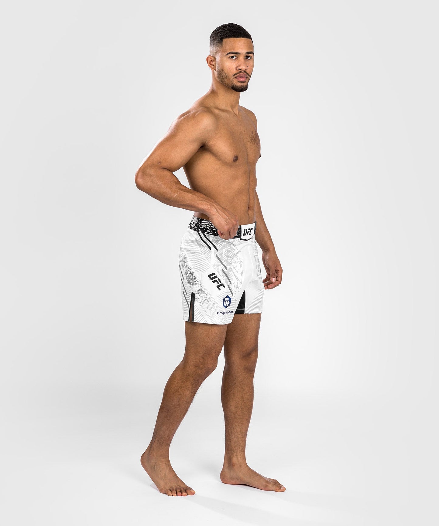 UFC Men's Adrenaline by Venum Authentic Fight Night Short - White