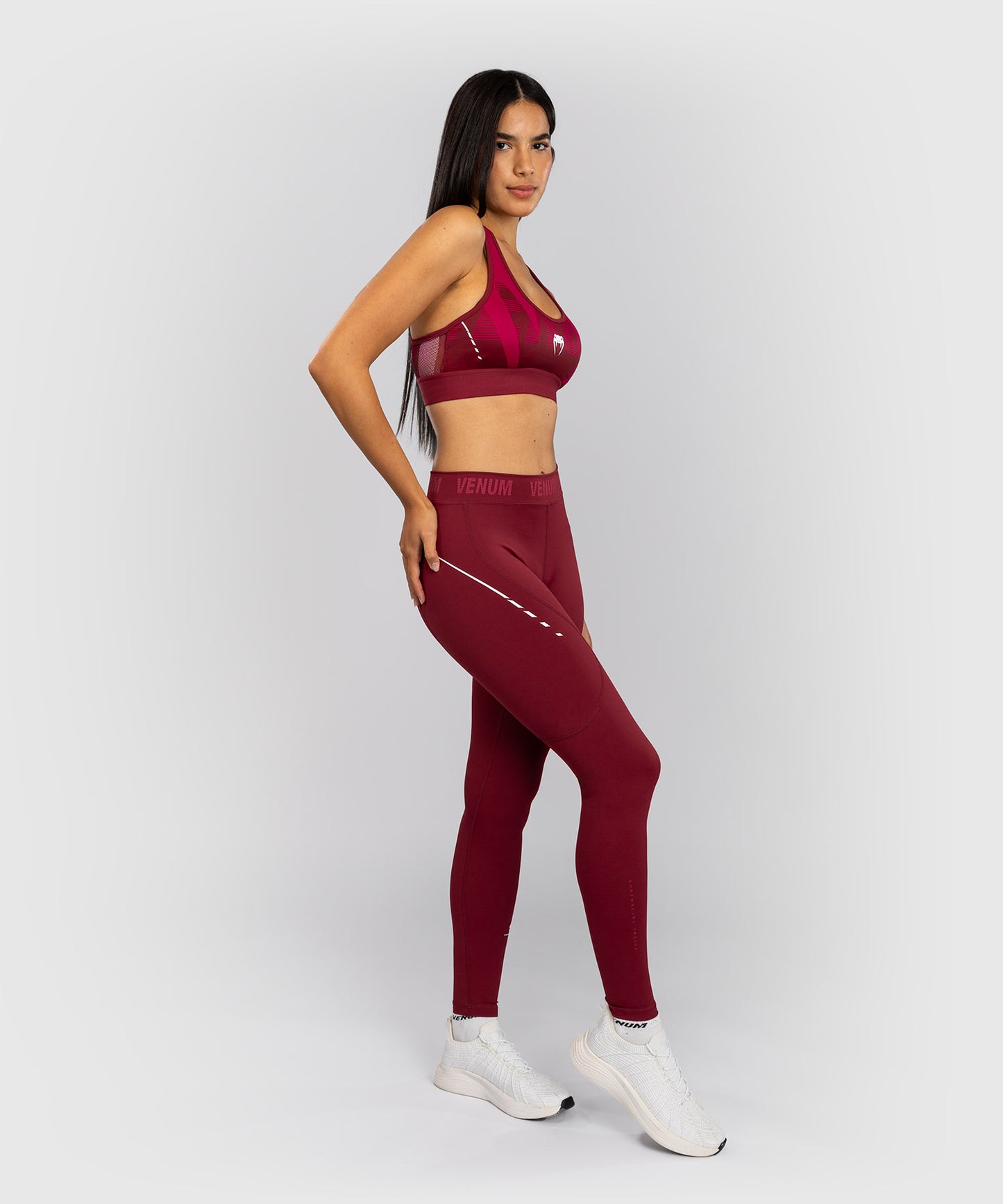 Legging Femme Venum Adrenaline – Bordeaux/Rose