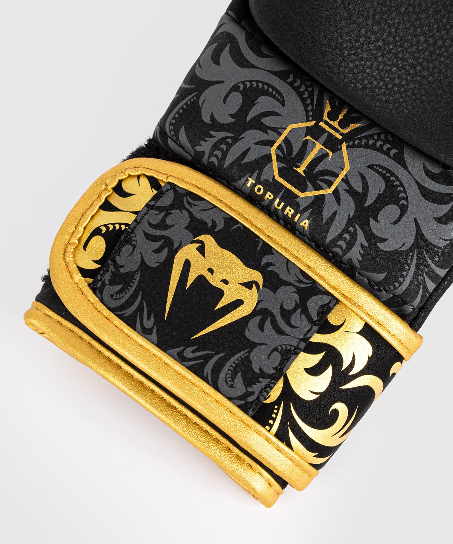 Gants de sparring MMA Serpenti Venum - Noir/Argent/Or