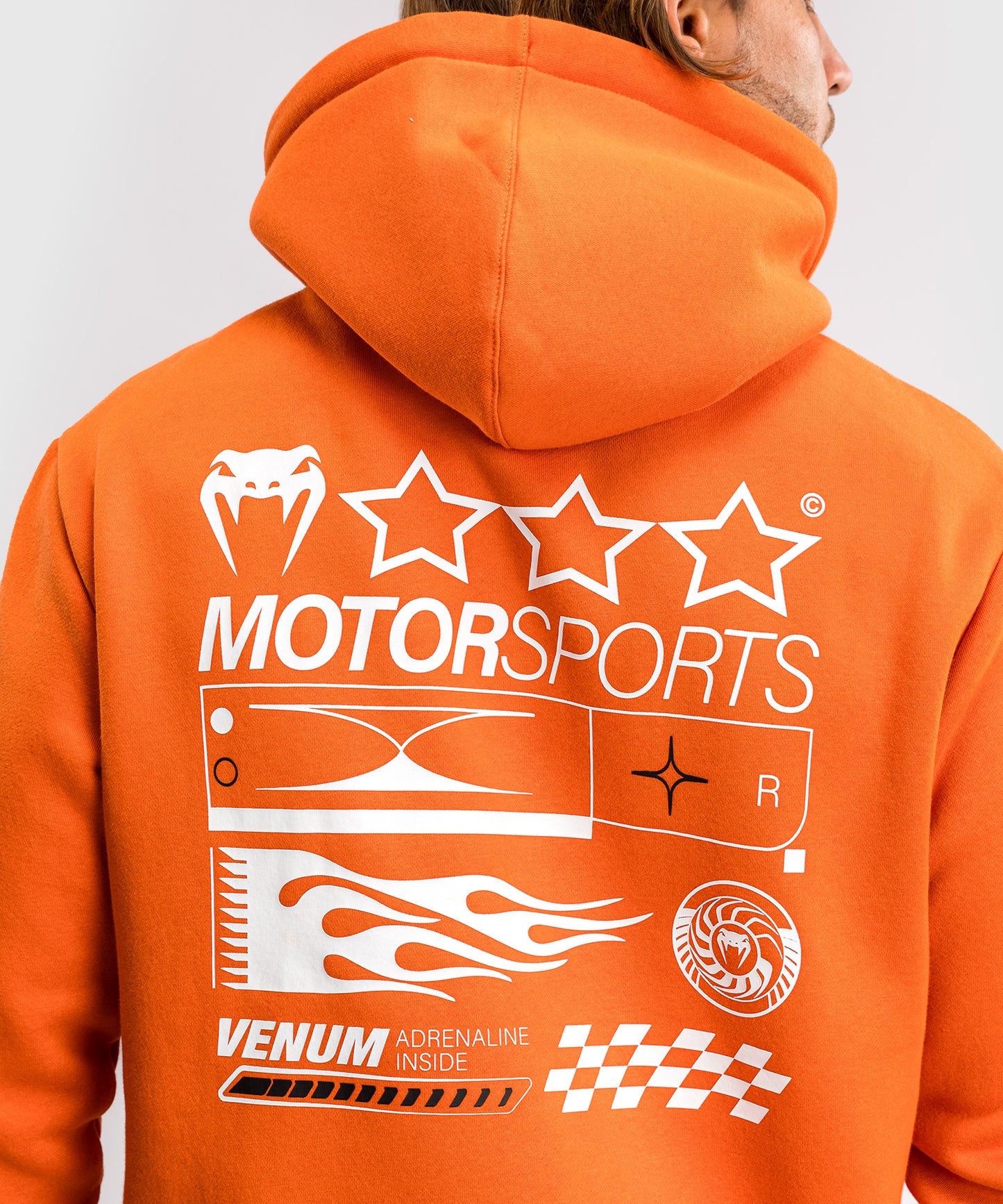 Venum Motorsport Sudadera con Capucha - Mandarina
