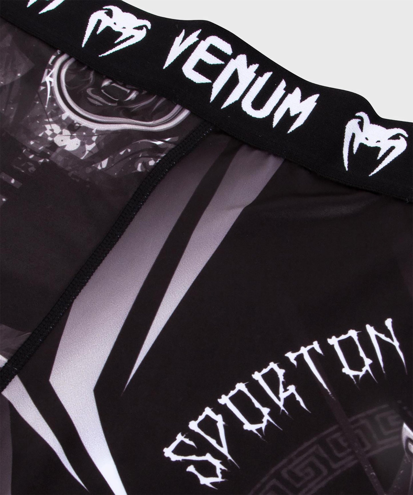 Venum Gladiator 3.0 Kompressionshose - Schwarz/Weiß