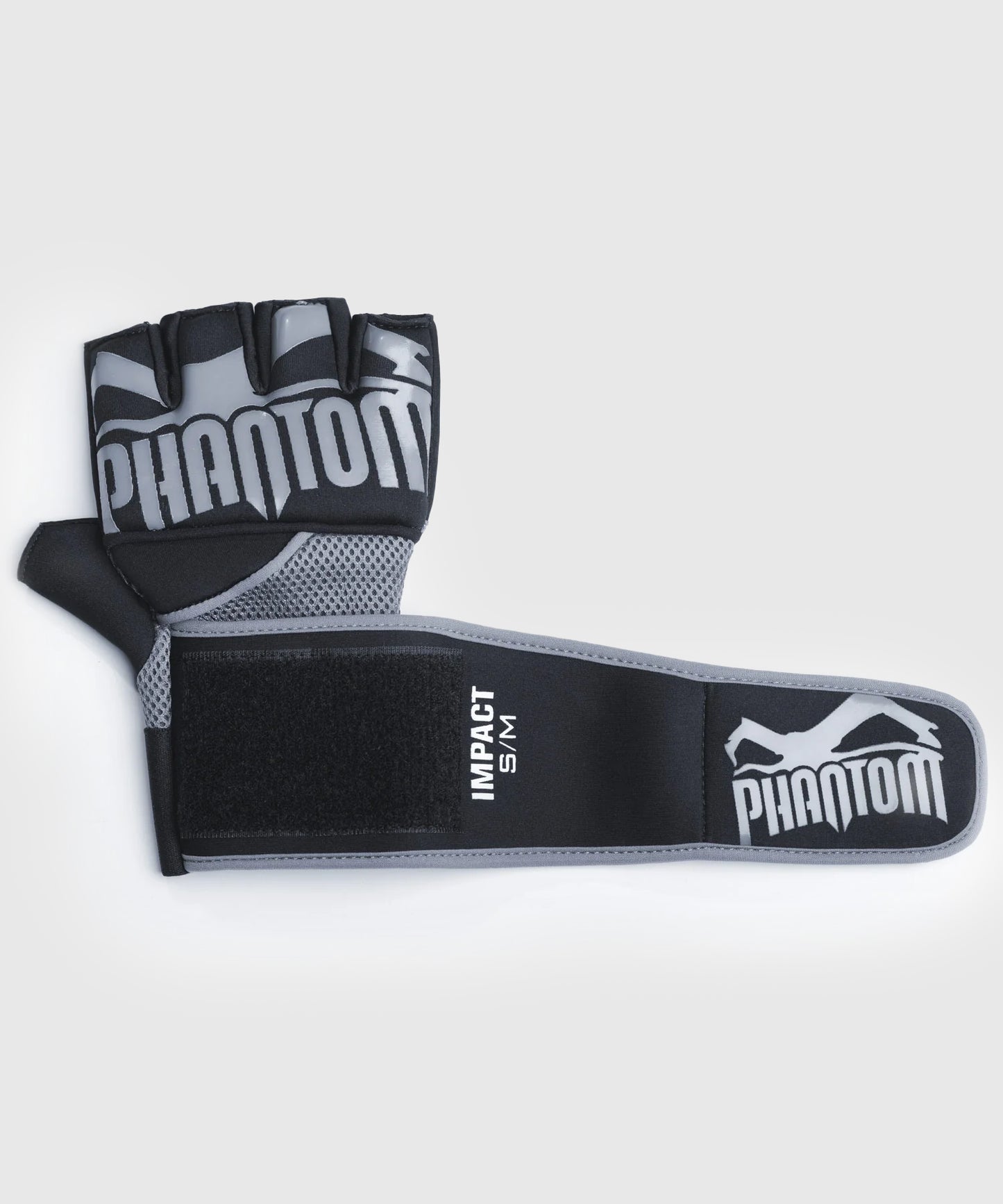 Mitaines de Boxe Neoprène Phantom Athletics Impact Gel - Noir