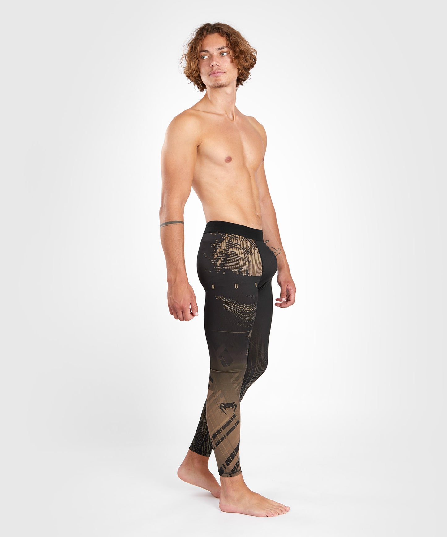 Venum Gorilla Jungle Pantalones de compresión - Negro/Arena