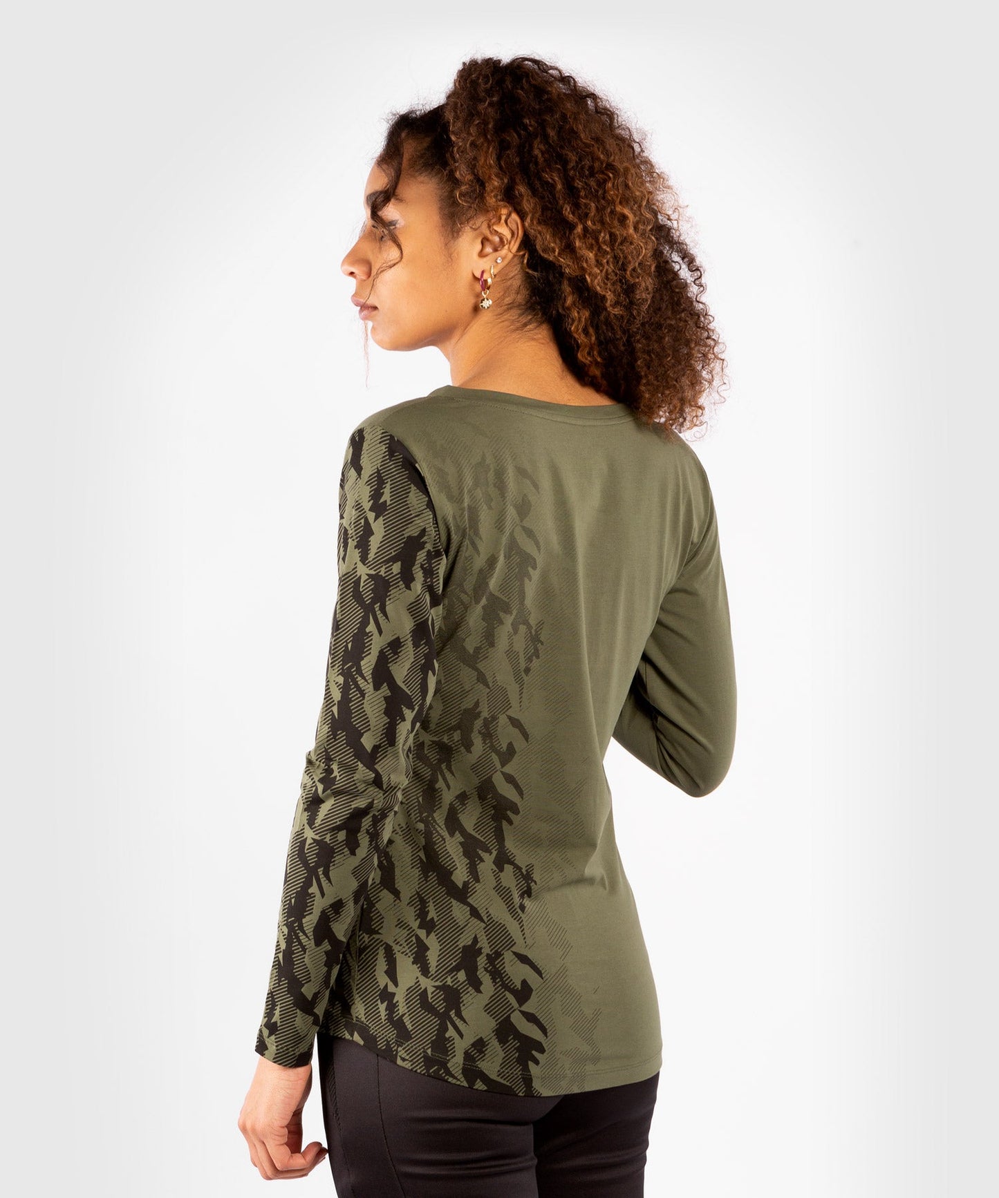 Frauen UFC Venum Authentic Fight Week Langarmshirt - Khaki