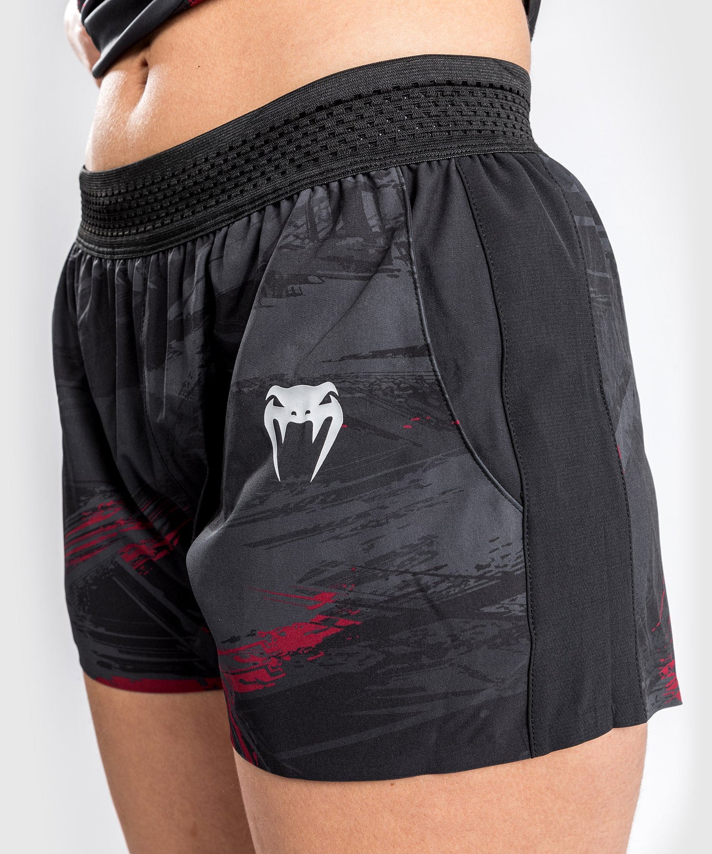 Venum Authentic Fight Week 2.0 UFC-Trainingsshorts - Damen - Schwarz/Rot