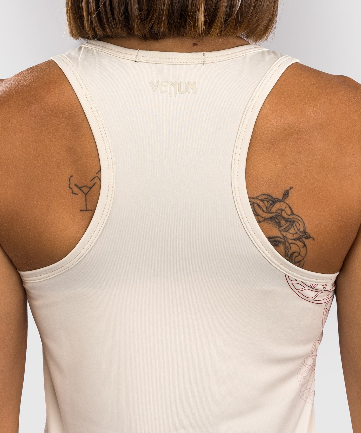Venum Serpenti Women’s Tank Top - Ivory/Burgundy
