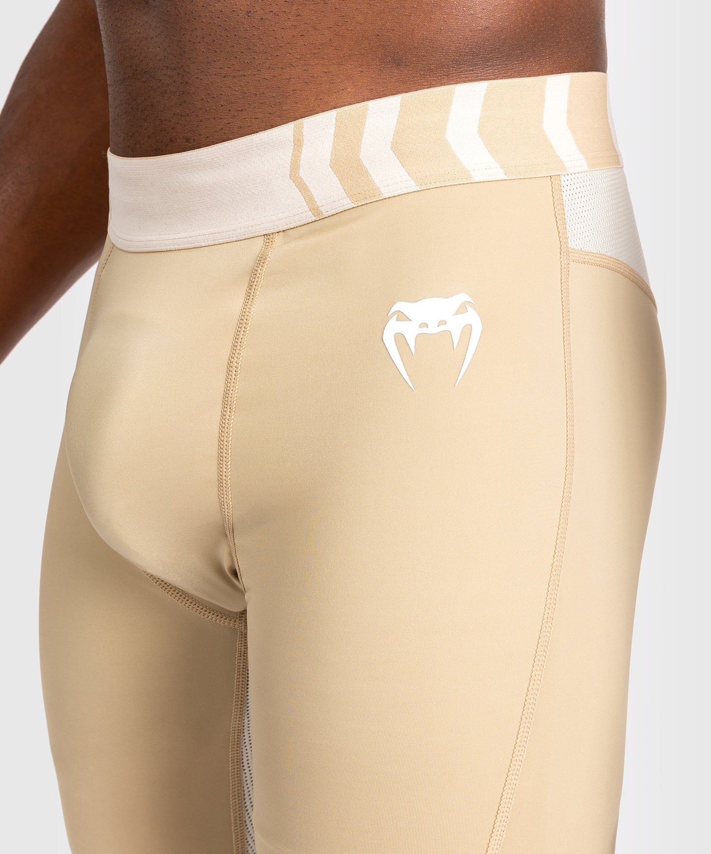 Short de compression pour Hommes Venum Tempest - Beige/Sable