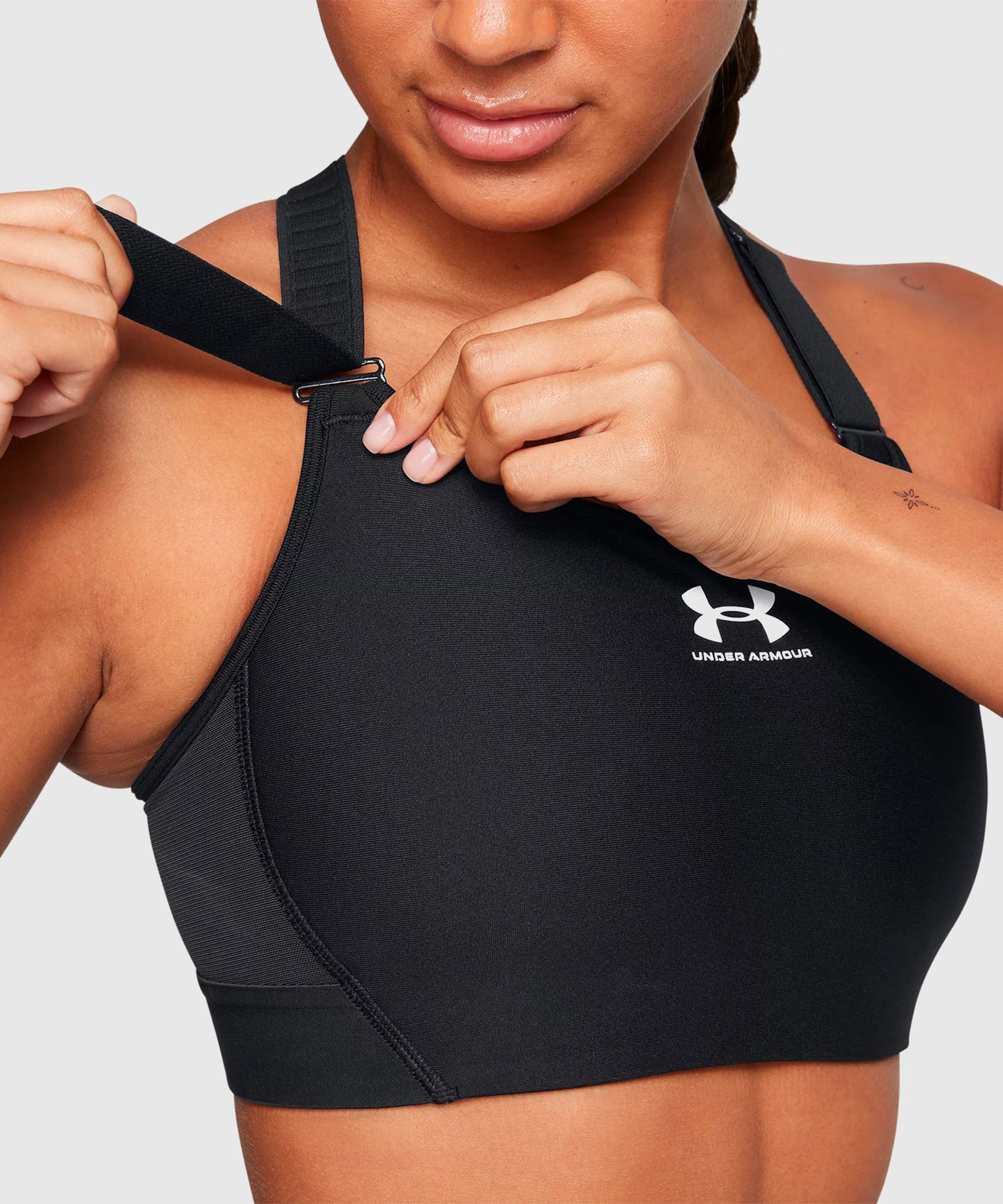 Under Armour Heatgear® Armour High Brassierade Deporte Para Mujer – Negro