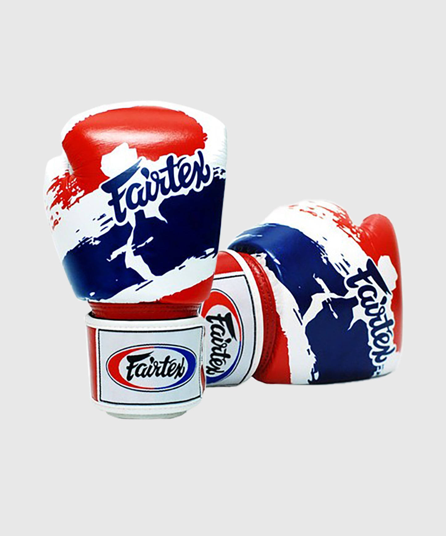 Fairtex Thai Pride Guantes de Boxeo - Blanco/Azul/Rojo