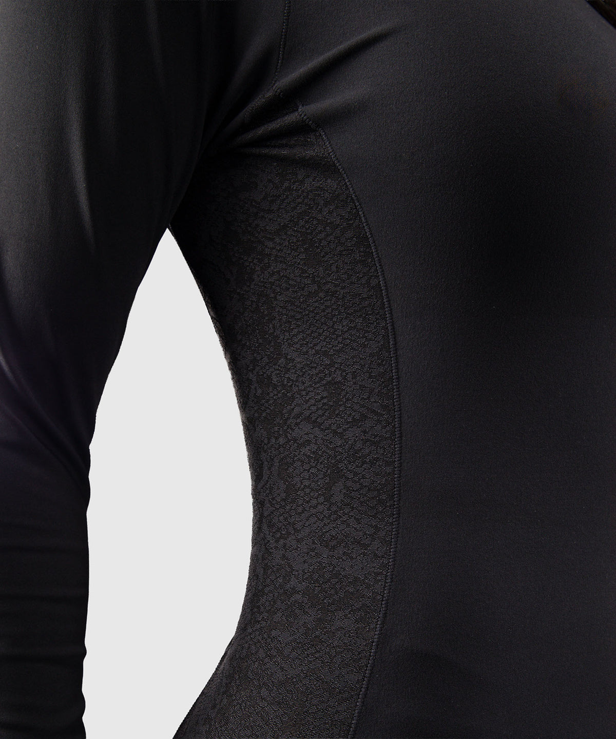Rashguard manches longues pour Femme Venum Viper - Noir