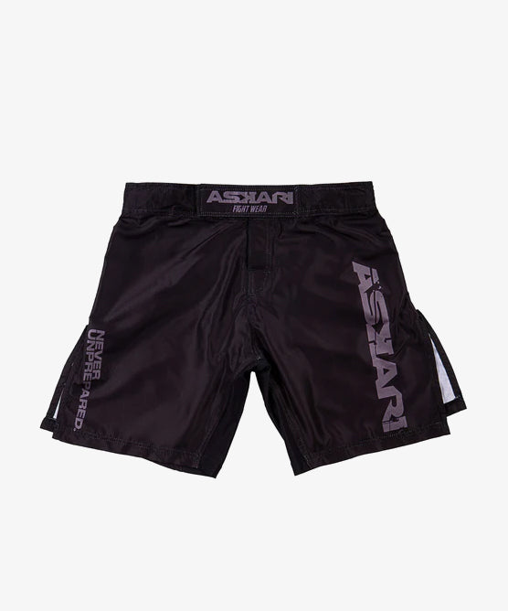 Askari #01 Fightshorts - Schwarz/Grau