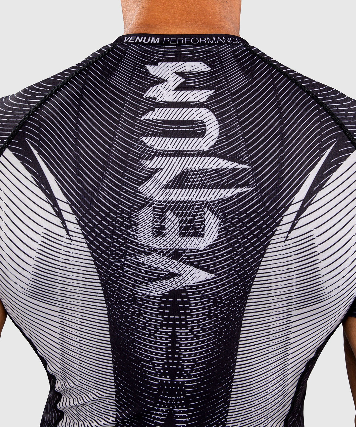 Venum Galactic 3.0 Rashguard Manga Corta - Blanco Hueso/Negro