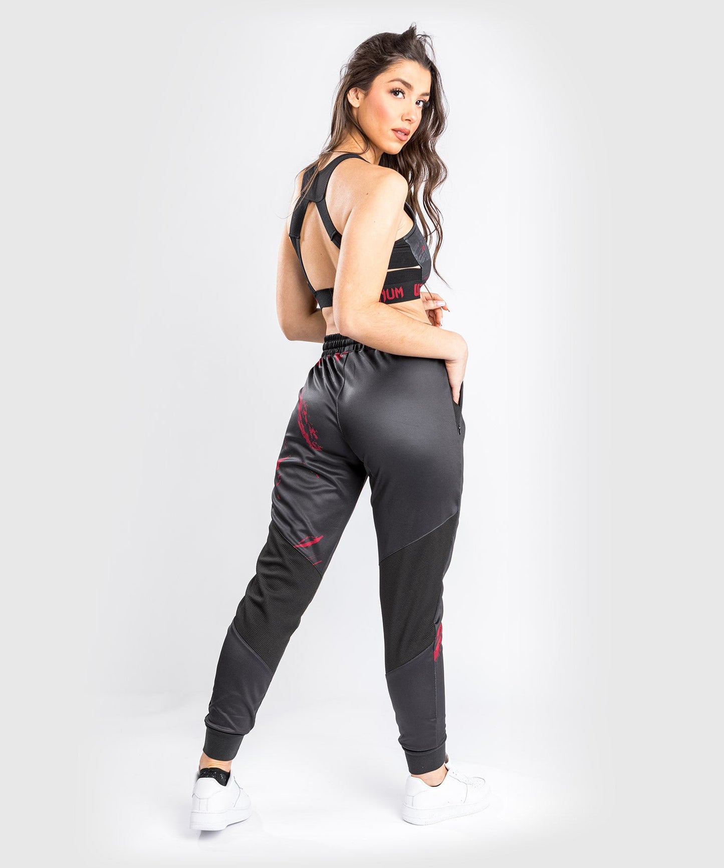 Venum Authentic Fight Week 2.0 UFC Jogginghose - Damen - Schwarz/Rot
