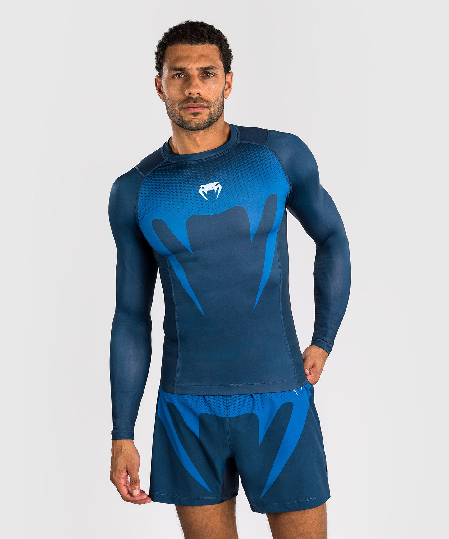 Venum No Gi Rashguards - Indigo