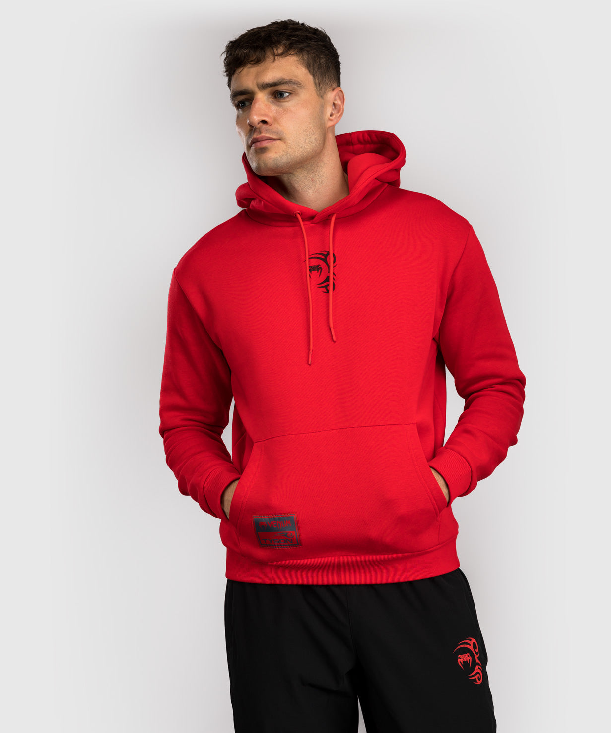 Sweat à capuche Venum x Mike Tyson Tiger - Rouge Intense/Noir Profond