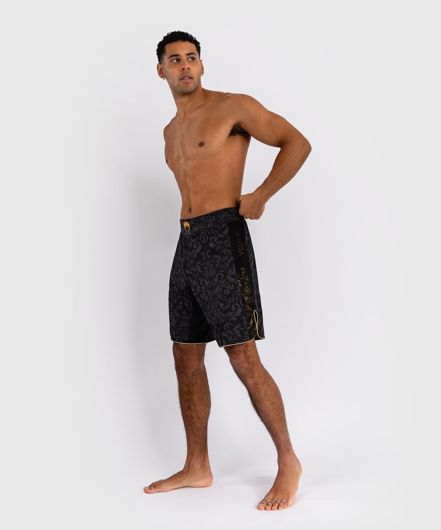 Short de Combat Venum x Topuria Unmatched Edition - Noir/Doré