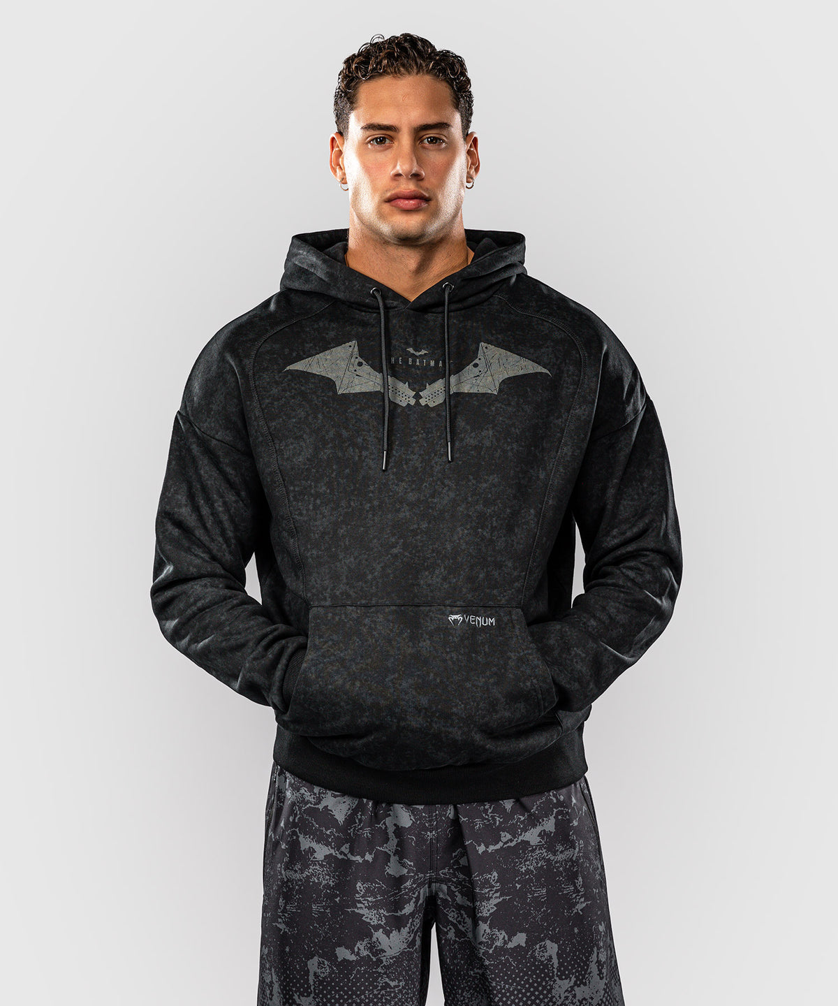 Venum x Batman Hoodie - Schwarz/Grau