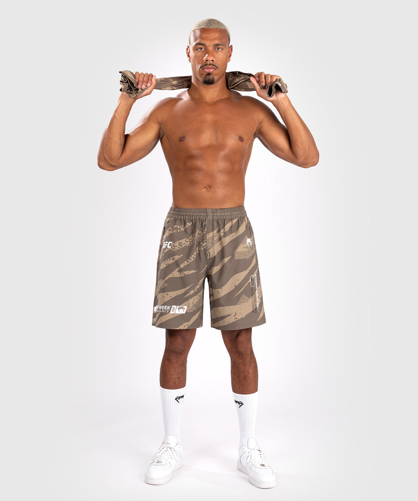 Short de Performance pour Hommes UFC Adrenaline by Venum Fight Week - Desert Camo