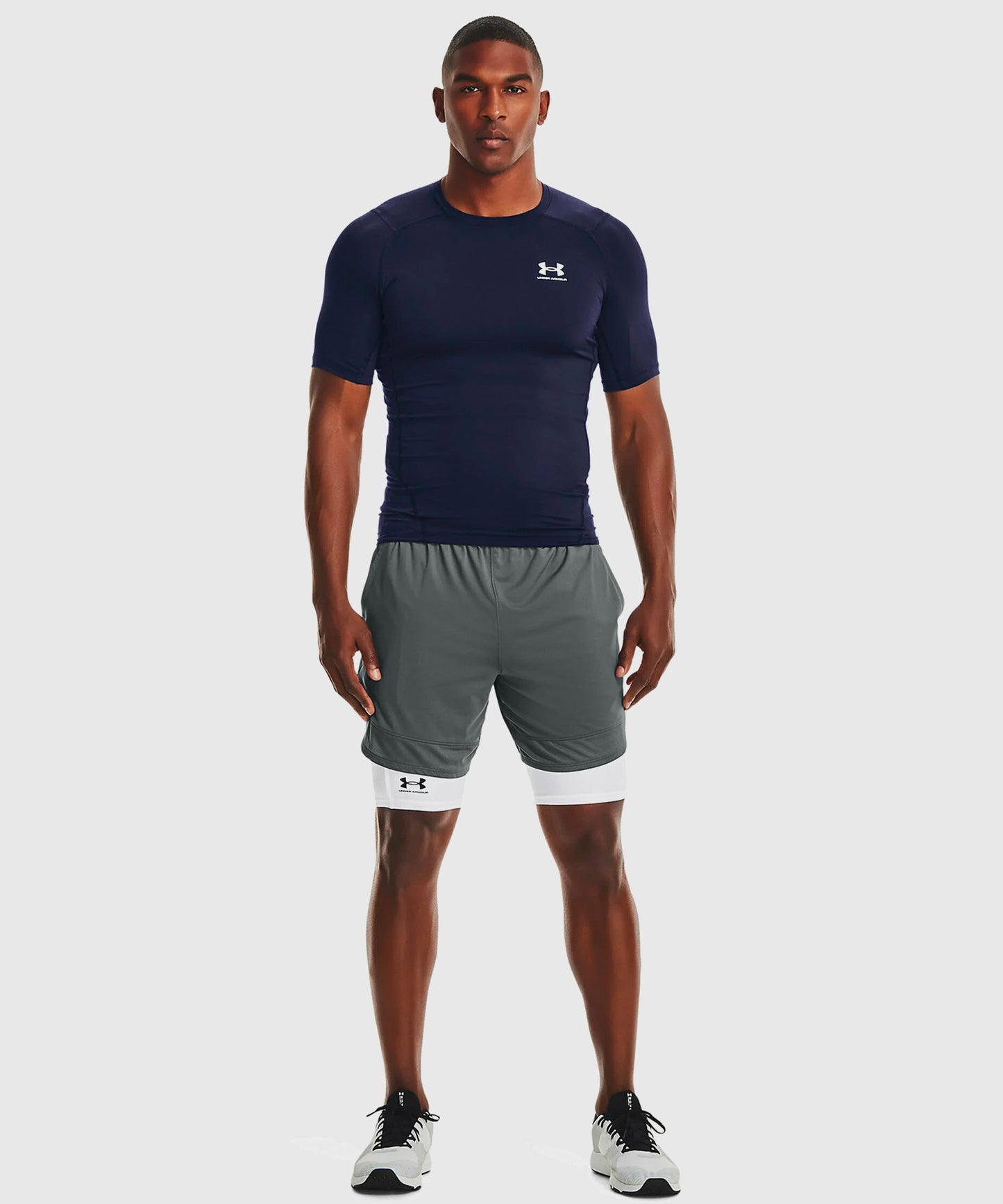 T-Shirt Under Armour Heatgear® Armour - Bleu Marine