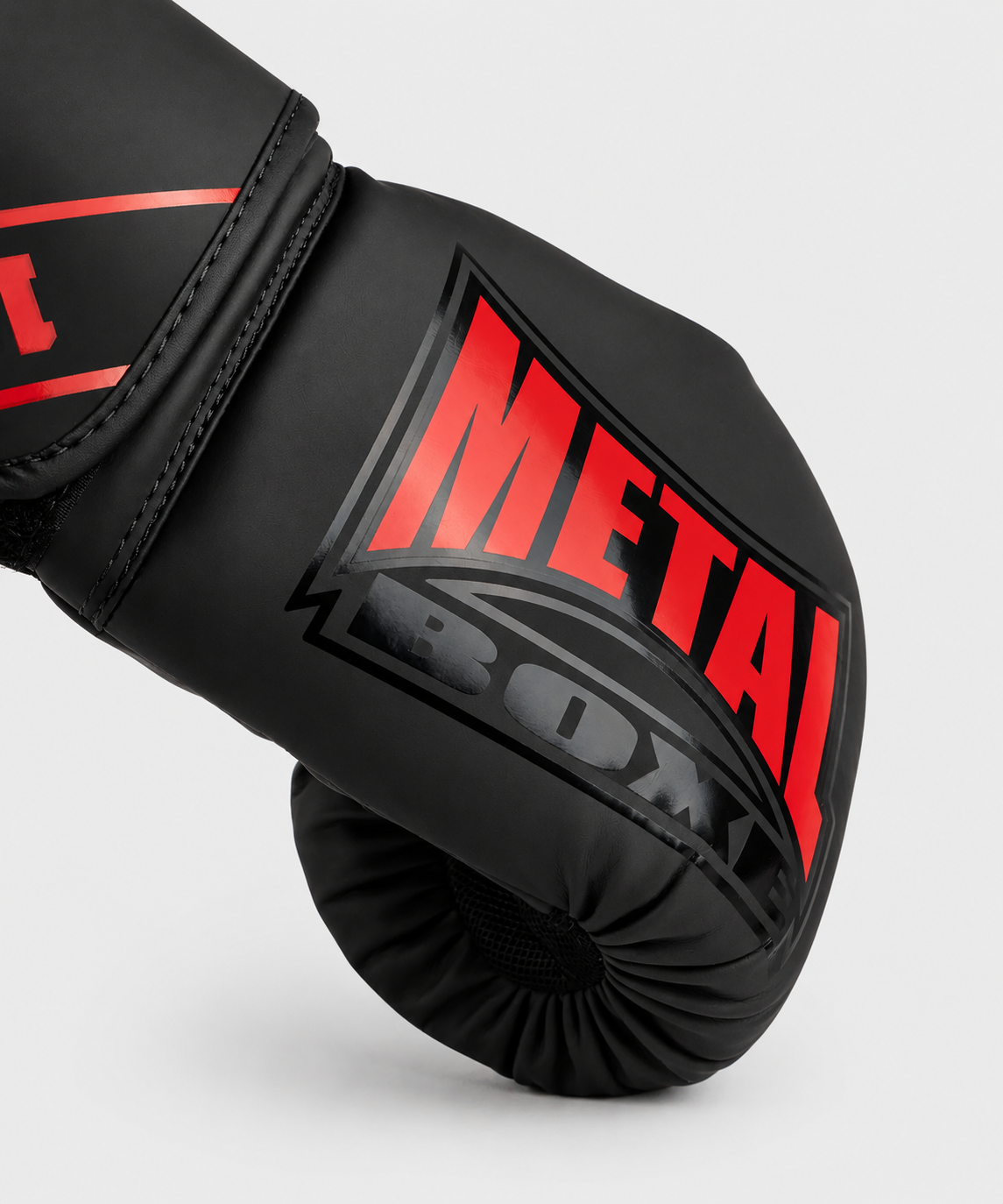 Metal Boxe Metal Starter Boxhandschuhe - Schwarz/Rot
