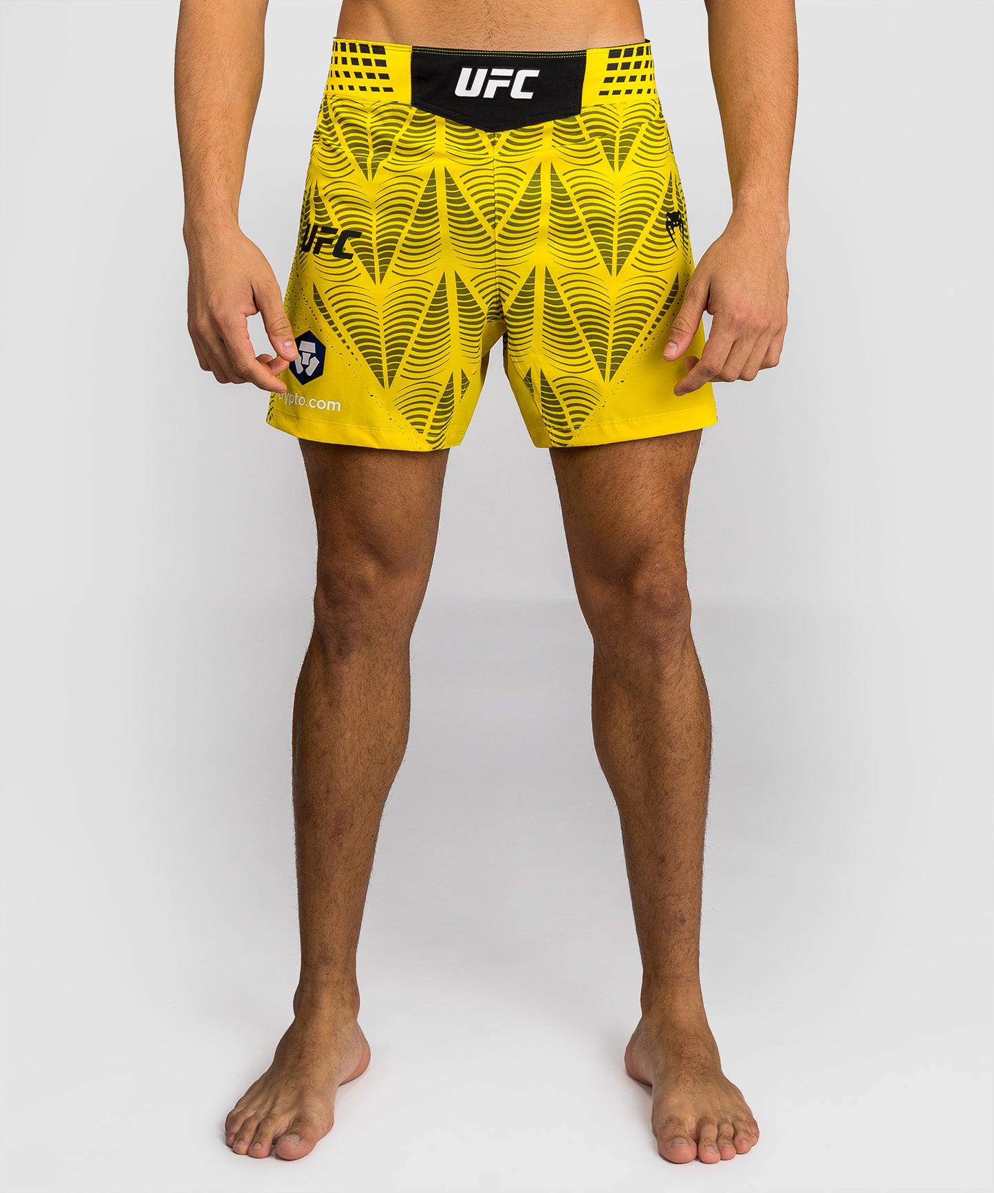 UFC Zenith by Venum Authentic Fight Night Pantaloncini da combattimento Fit corto Uomo - Giallo