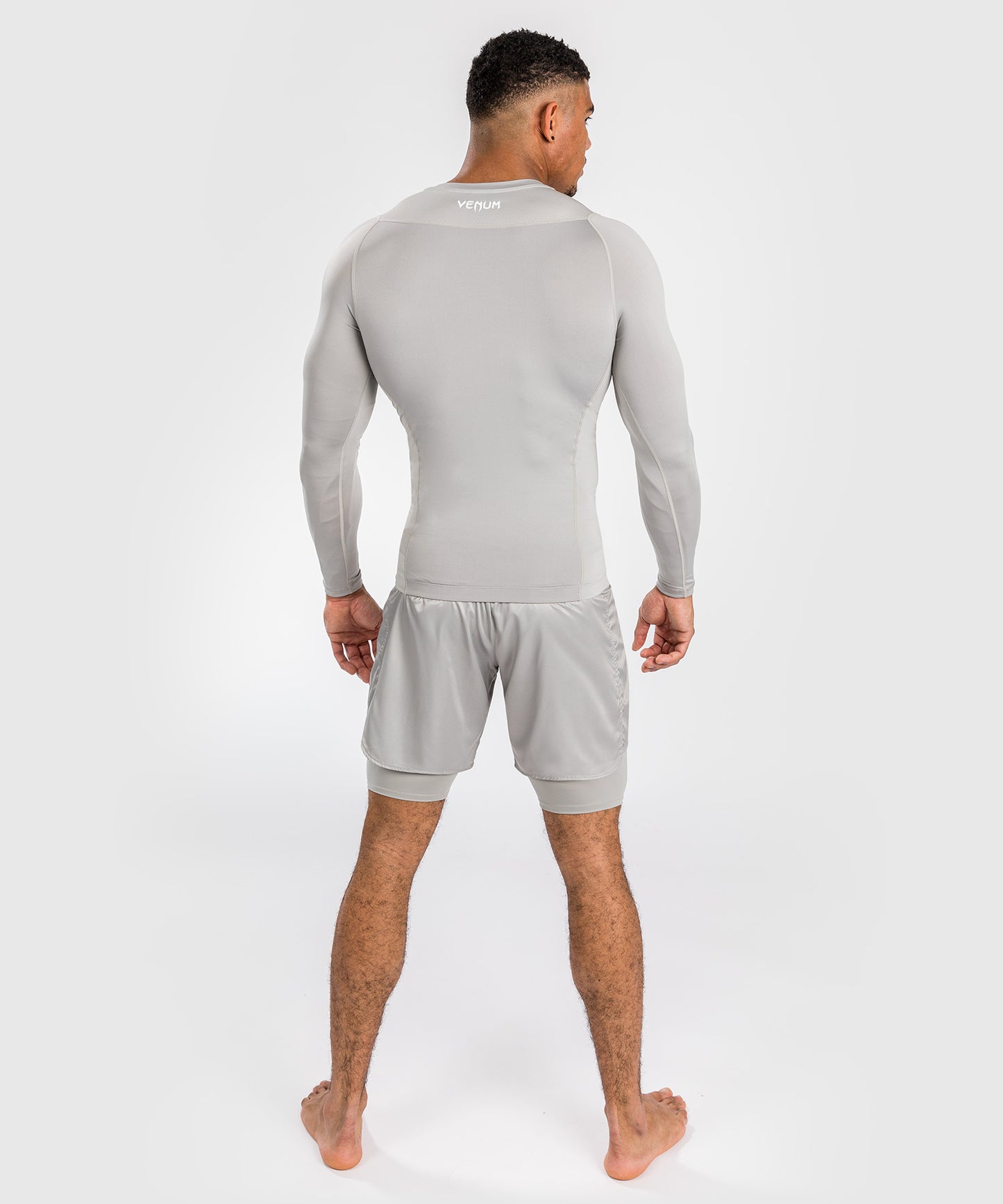 Venum Attack Herren Langarm Rashguard - Sand