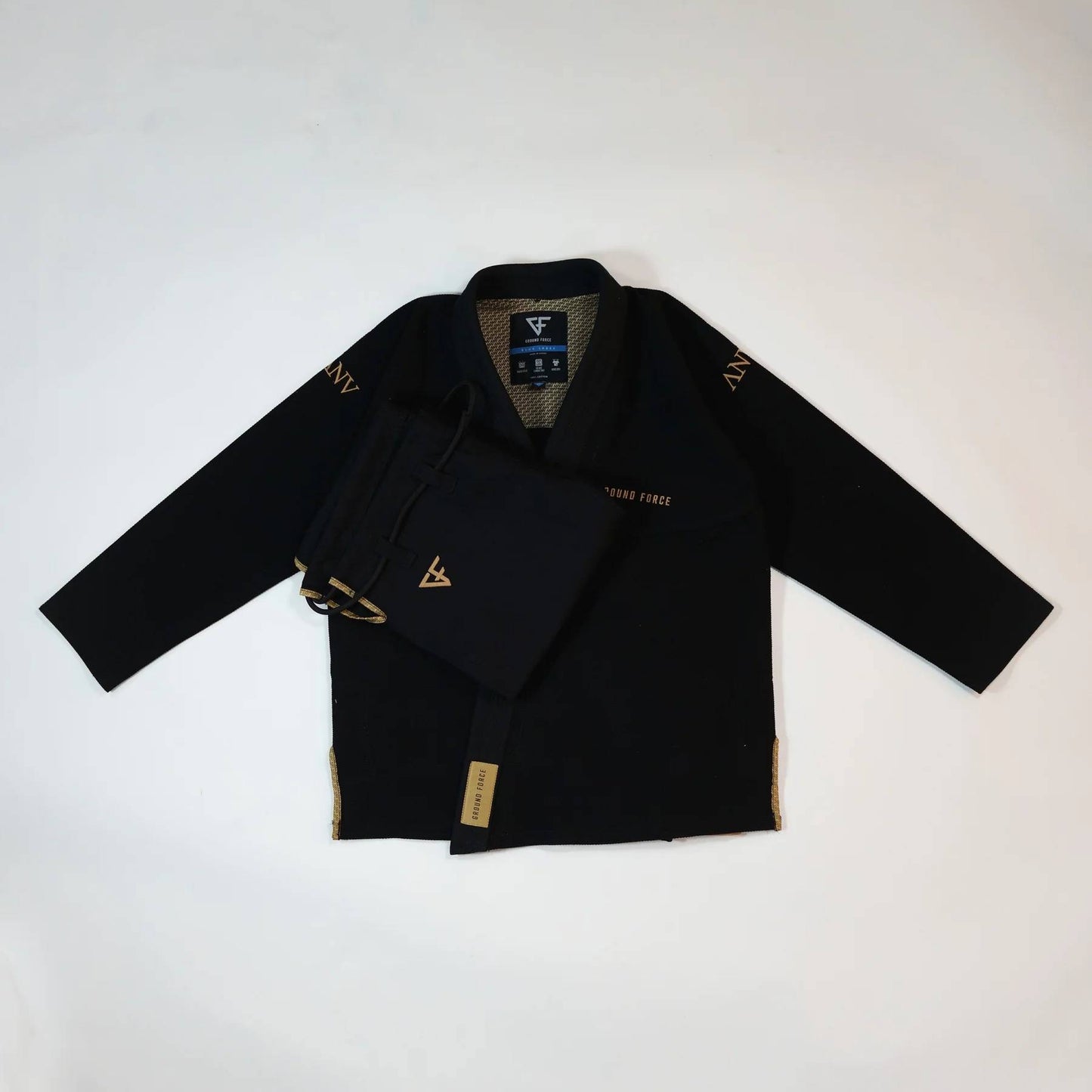 Ground Force Acta Non Verba BJJ Gi - Black