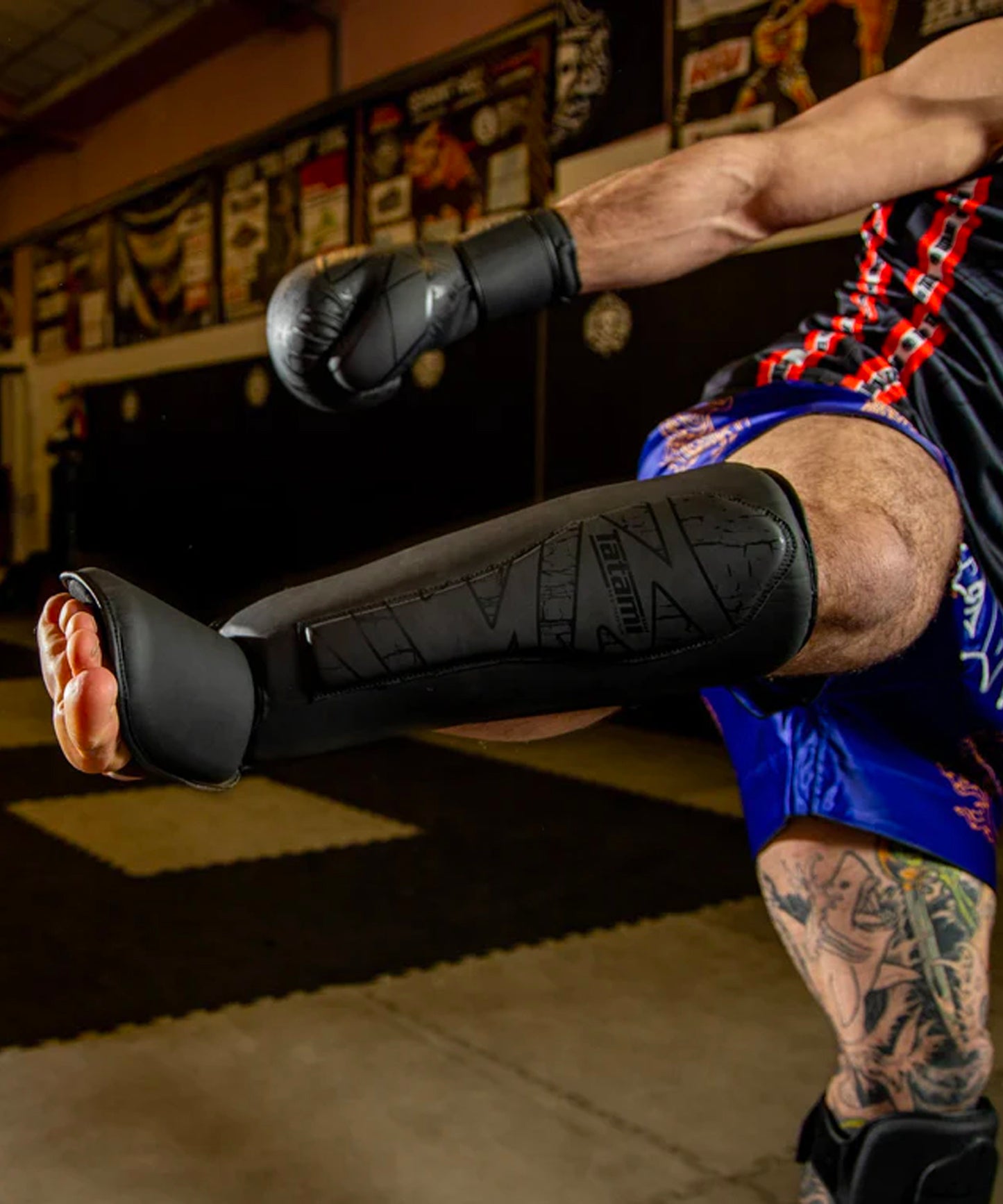 Protège-tibias tatami Fightwear Obsidian - Noir