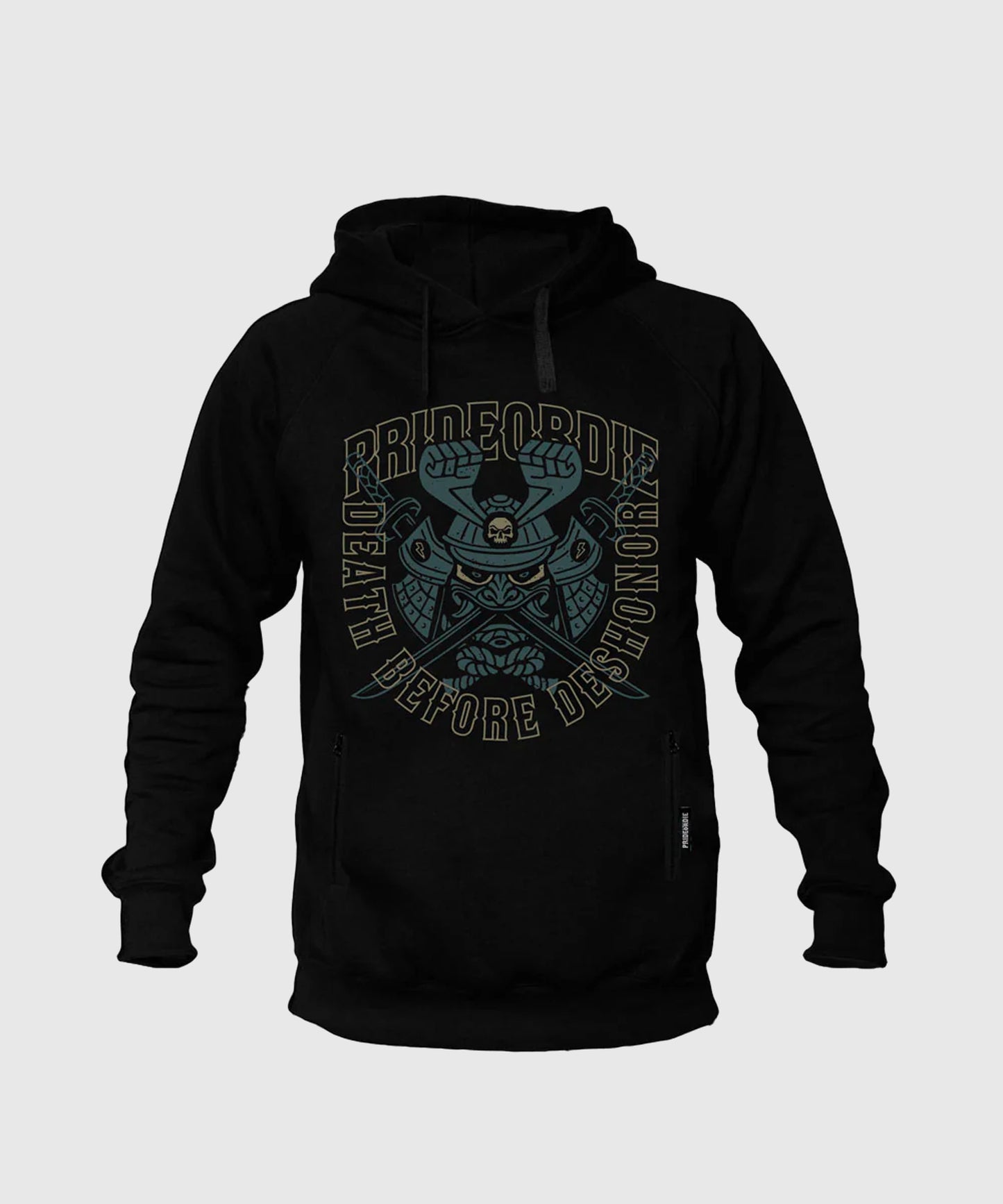 Pride Or Die Samuraï Felpa con Cappuccio - Nero