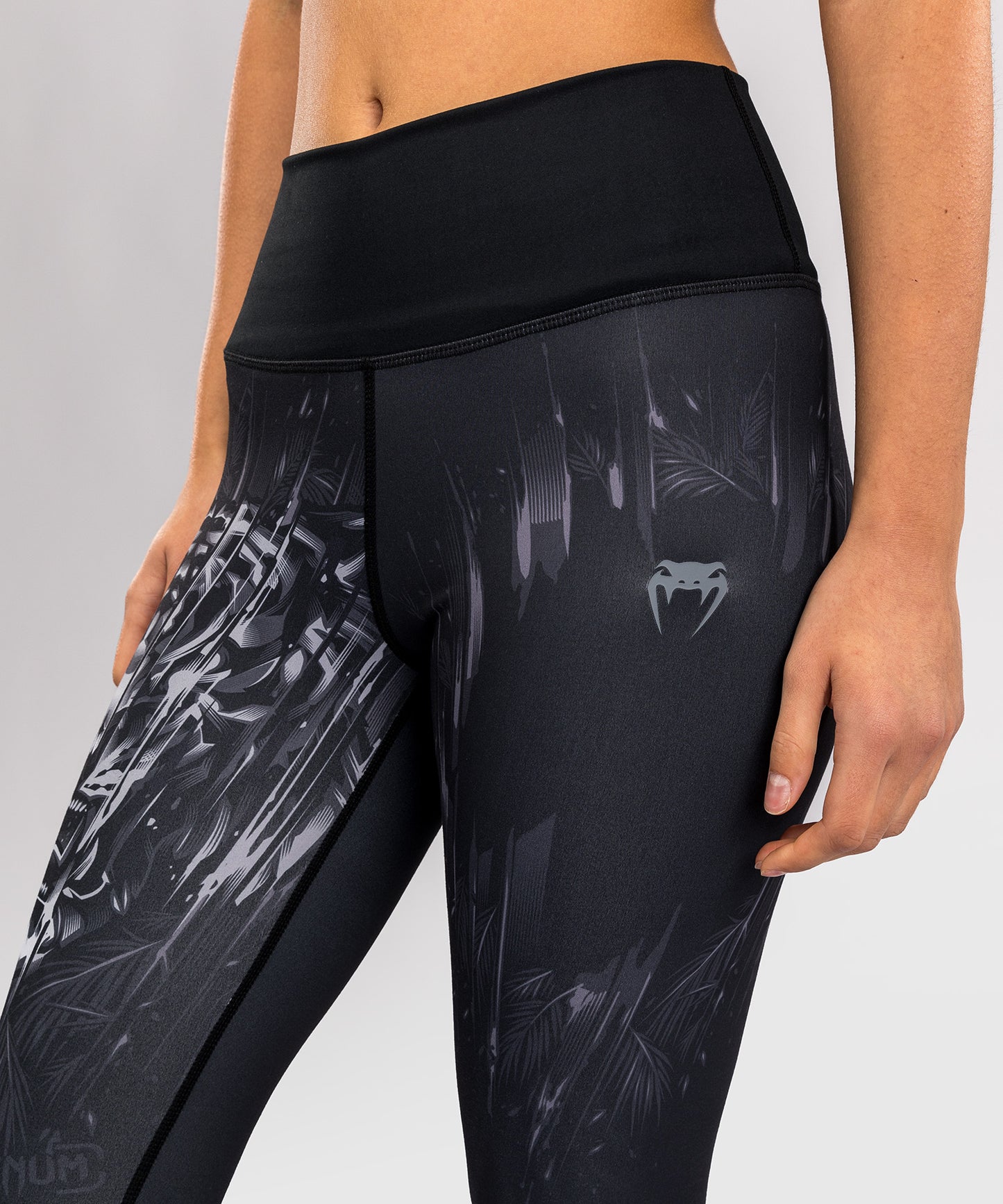 Legging Venum Tiger pour Femmes - Noir/Argent