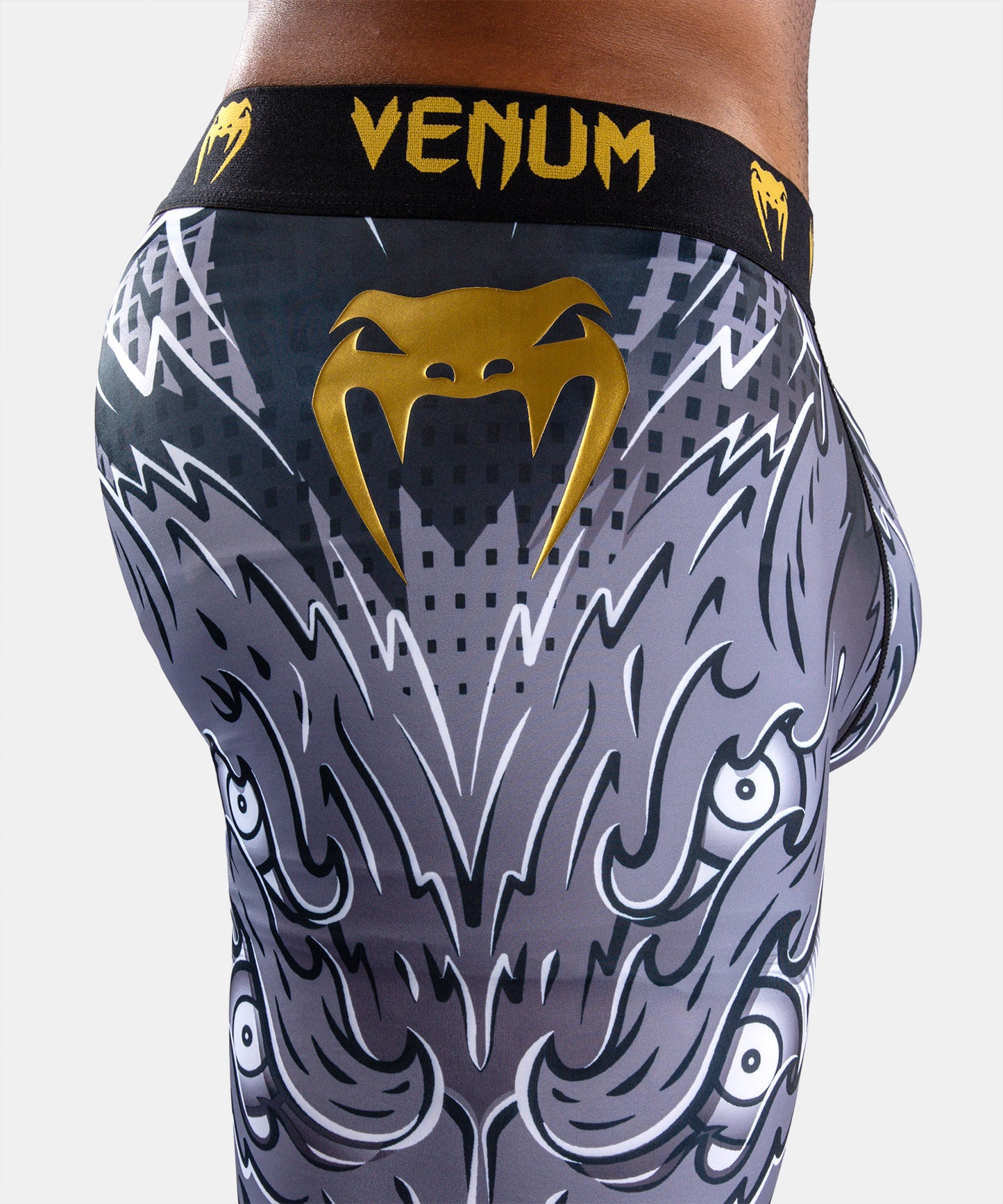 Pantalon de compression Venum Wolf Atak – Noir/Gris