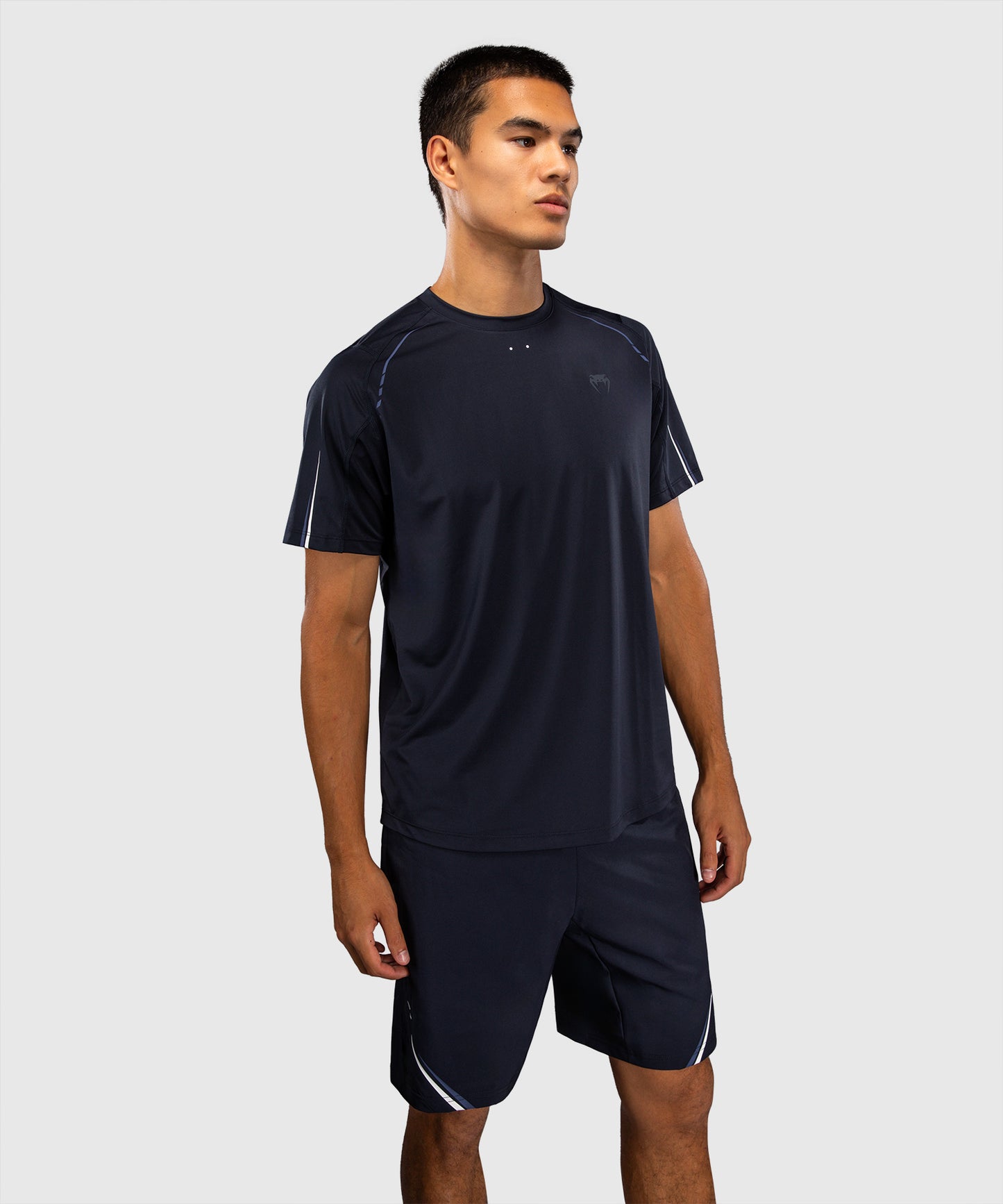 Venum G-Core Dry Tech T-Shirt - Navy Blue/White